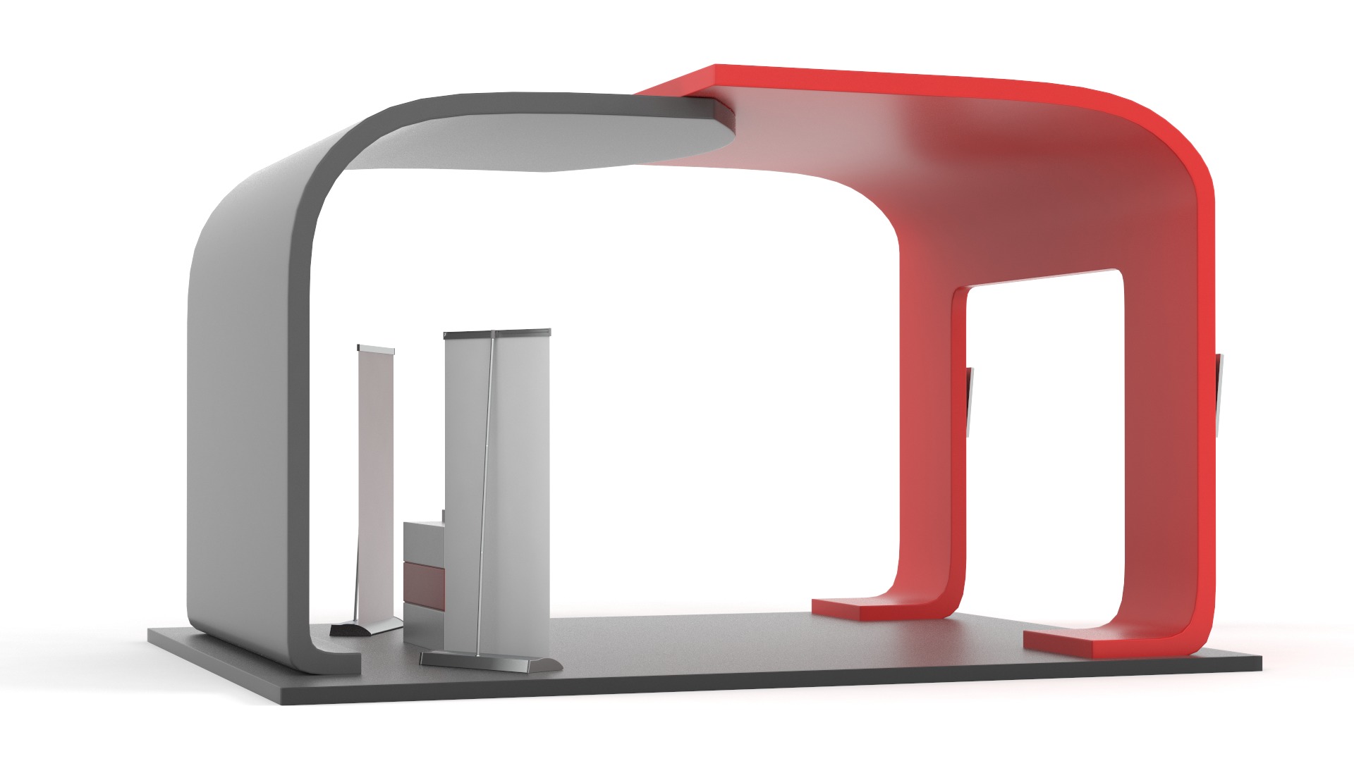 Exhibition Booth 3D model_5