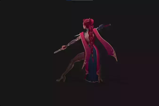 Prestige Masque of the Black Rose Katarina 3D model