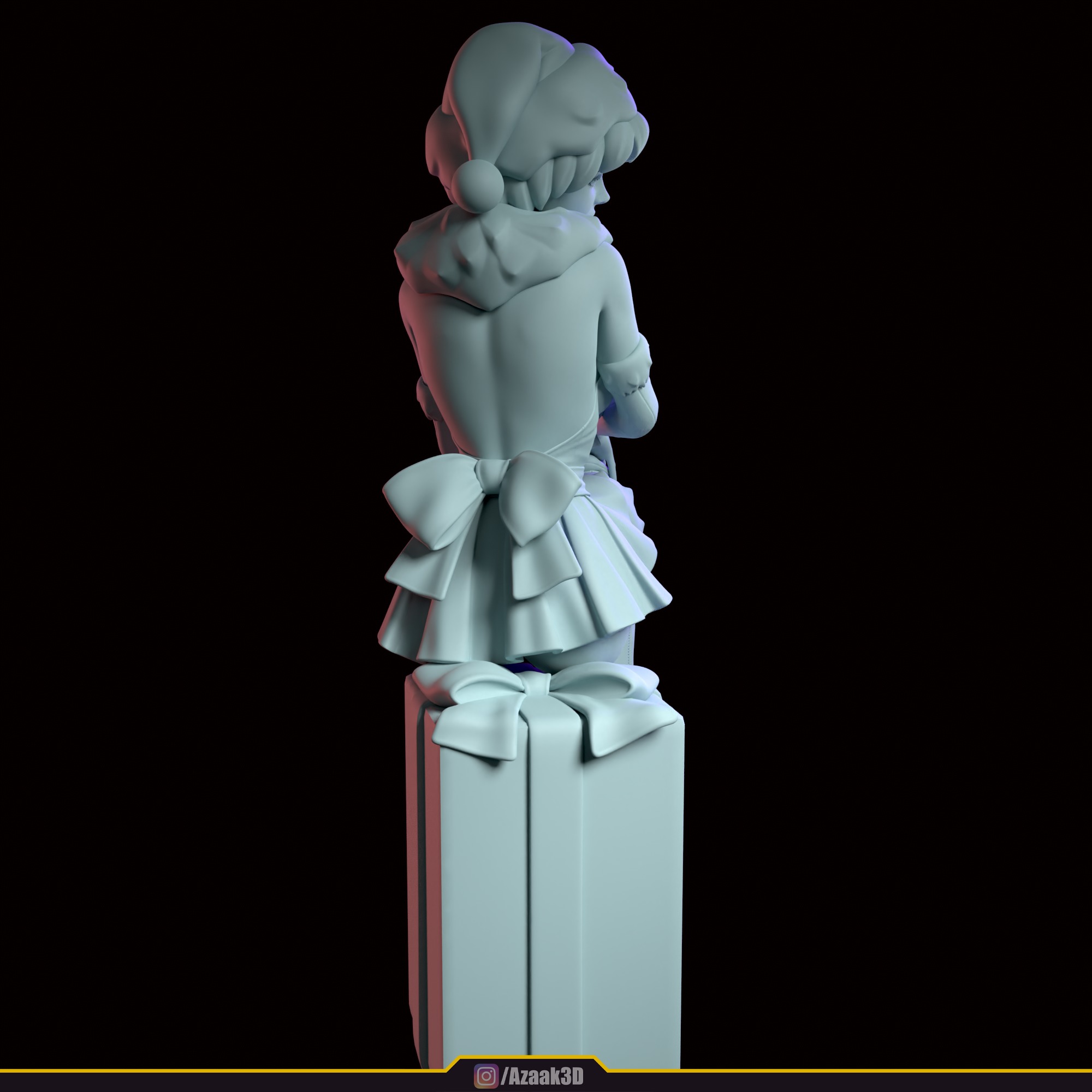 Christmas Girl 3D print model_114