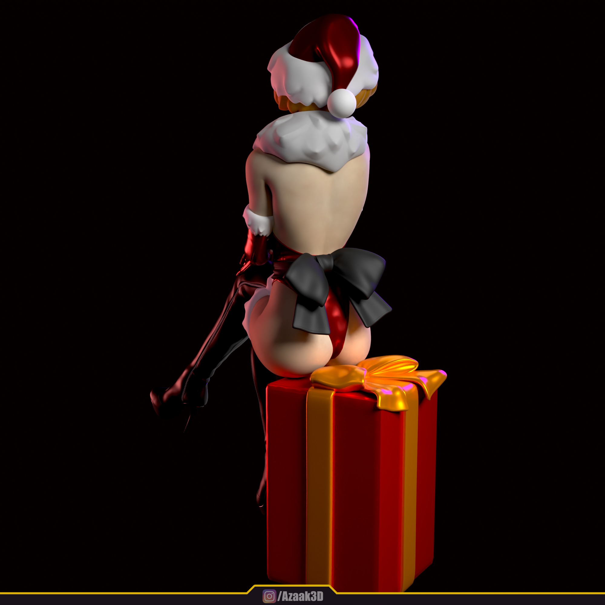 Christmas Girl 3D print model_69
