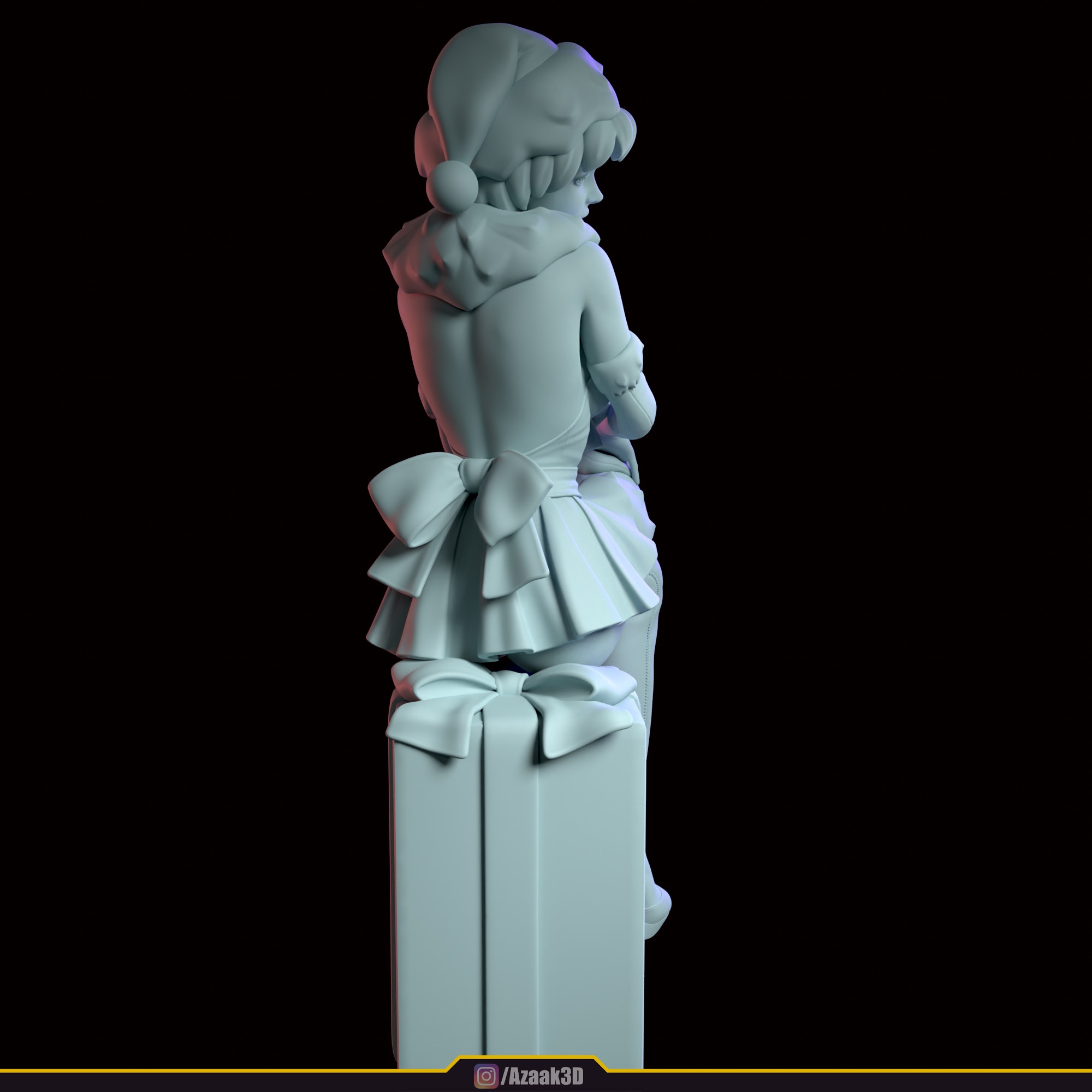 Christmas Girl 3D print model_115