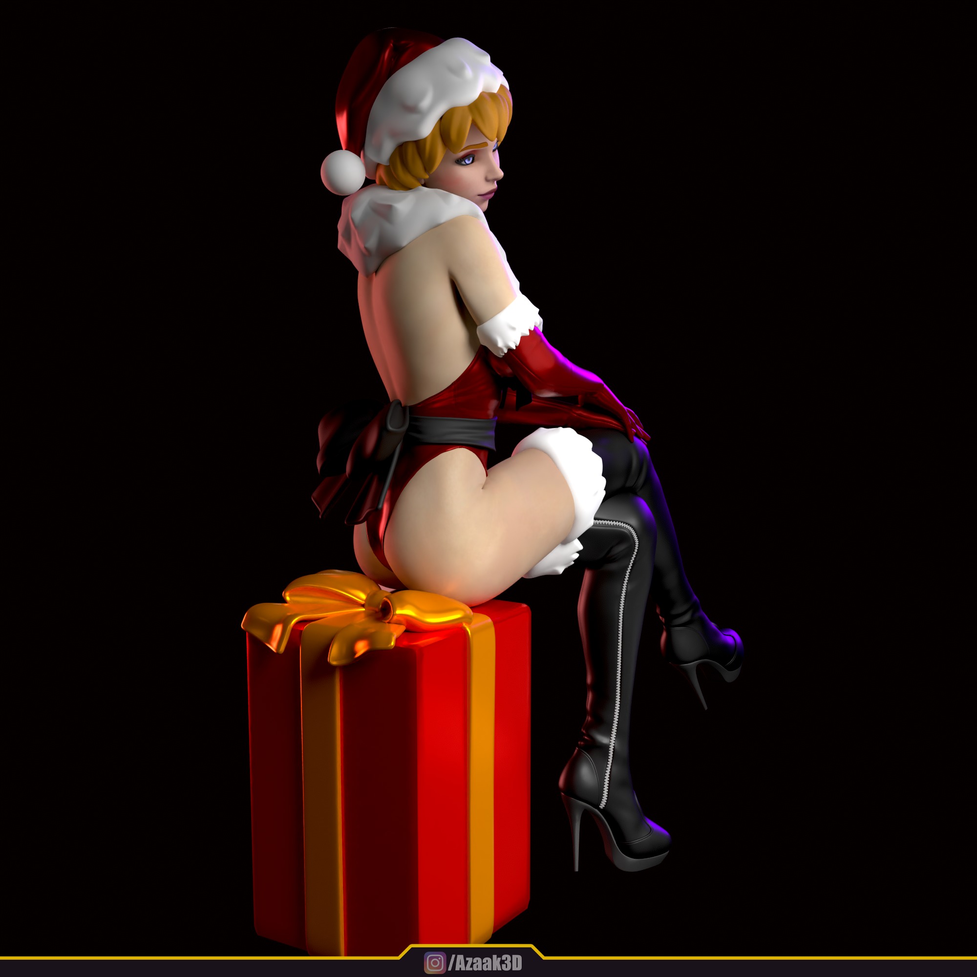 Christmas Girl 3D print model_79