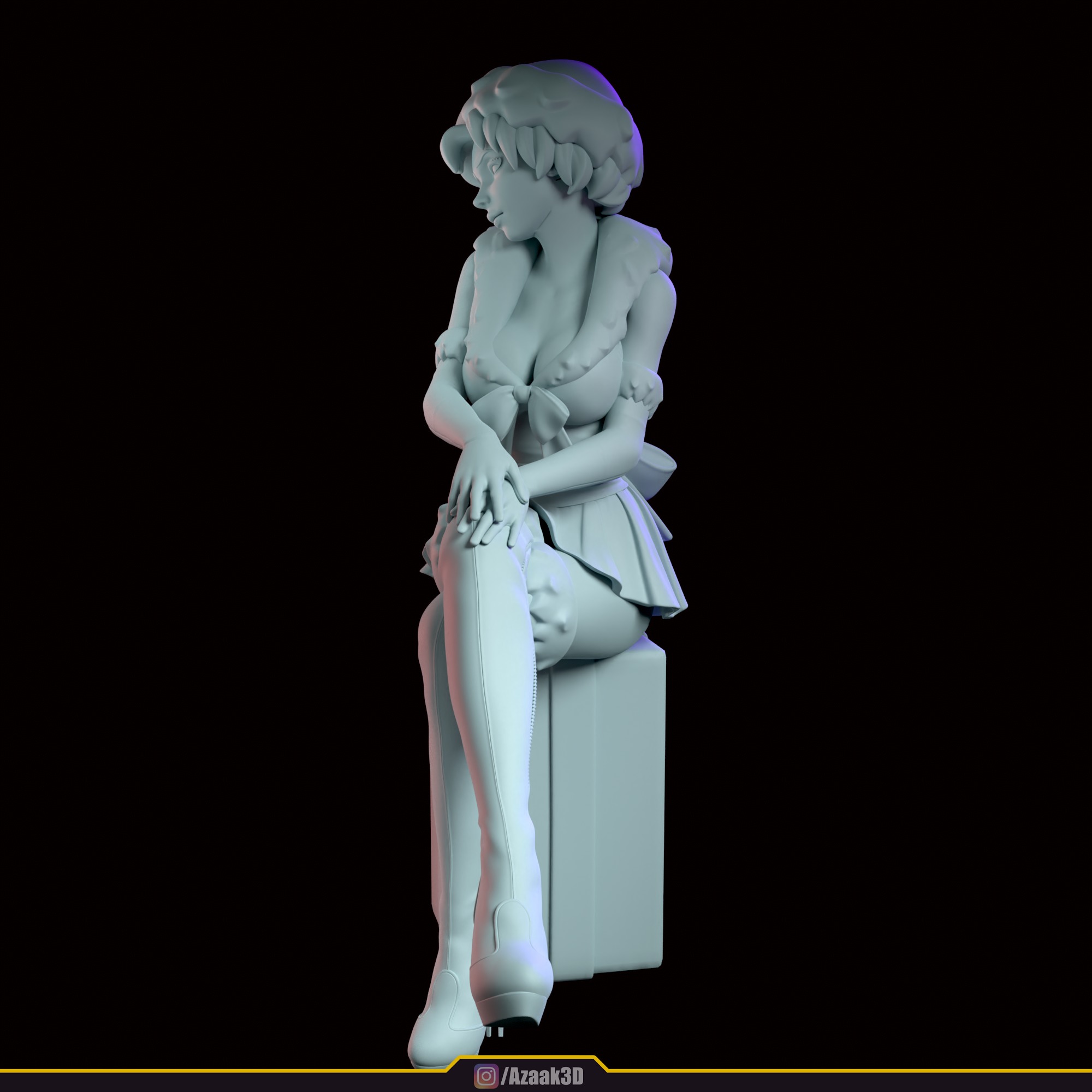 Christmas Girl 3D print model_94