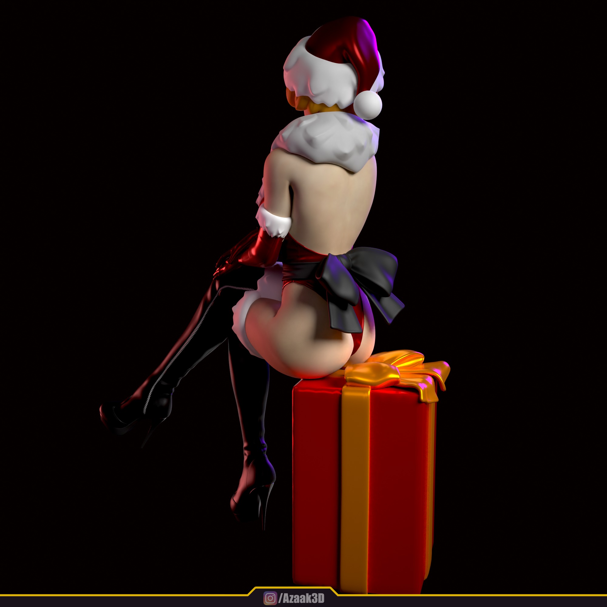 Christmas Girl 3D print model_67