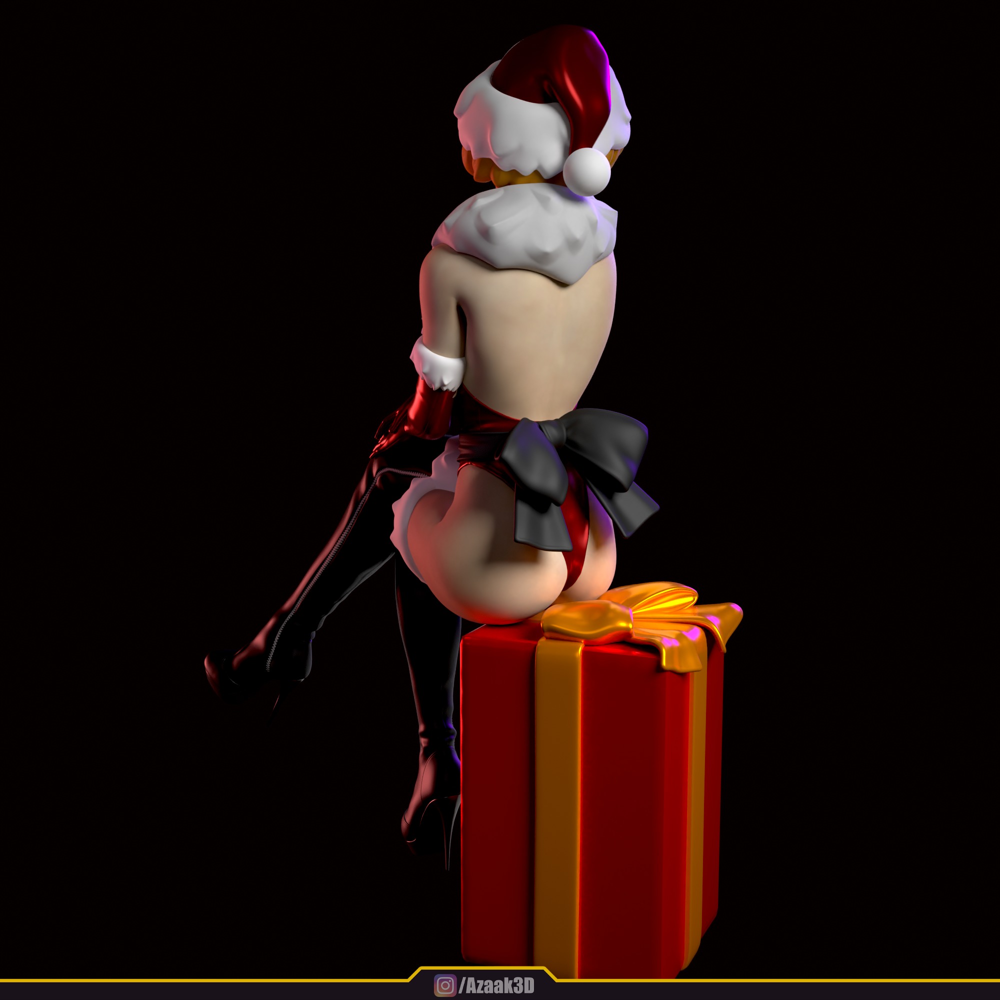 Christmas Girl 3D print model_68