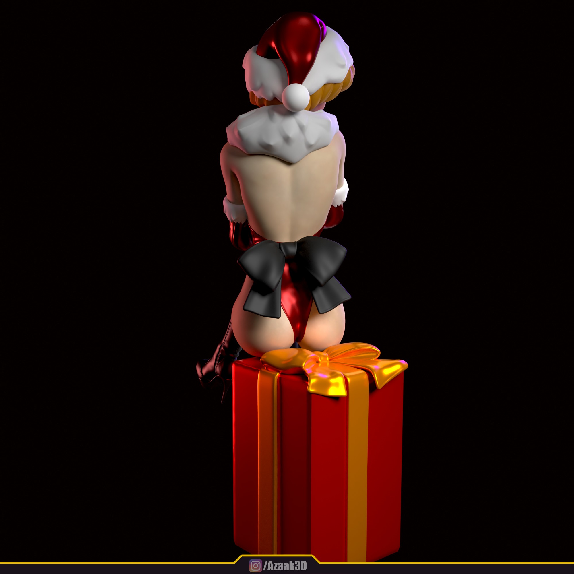 Christmas Girl 3D print model_71