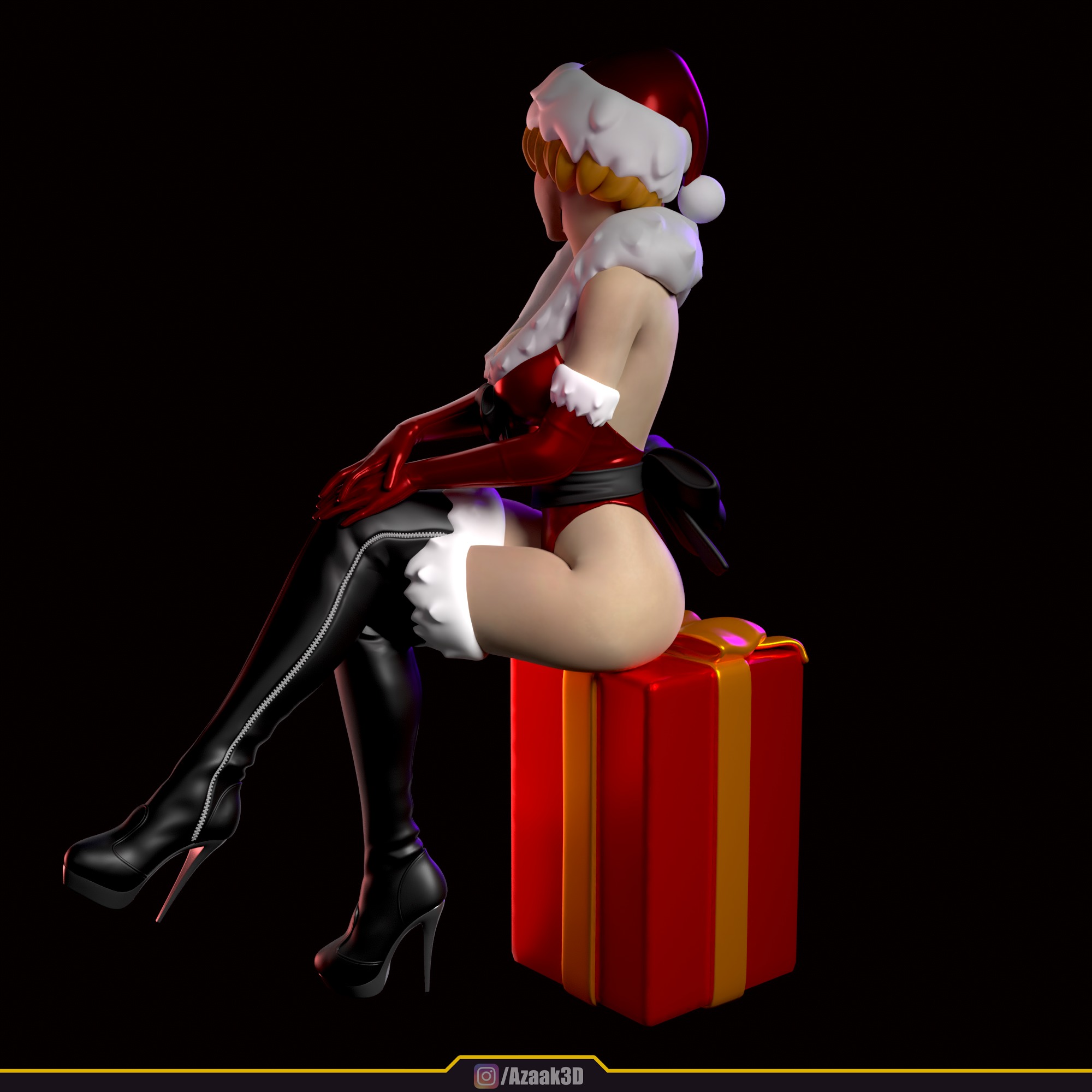 Christmas Girl 3D print model_61