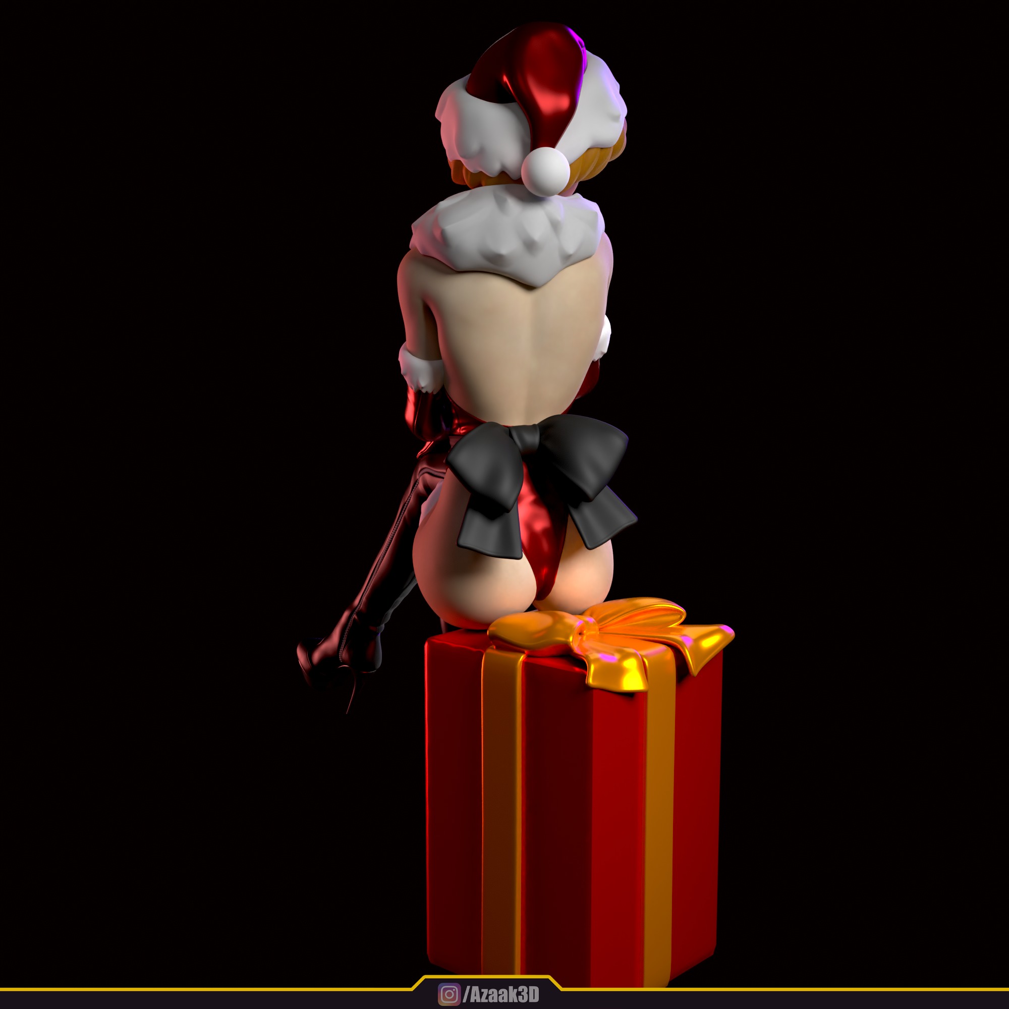 Christmas Girl 3D print model_70