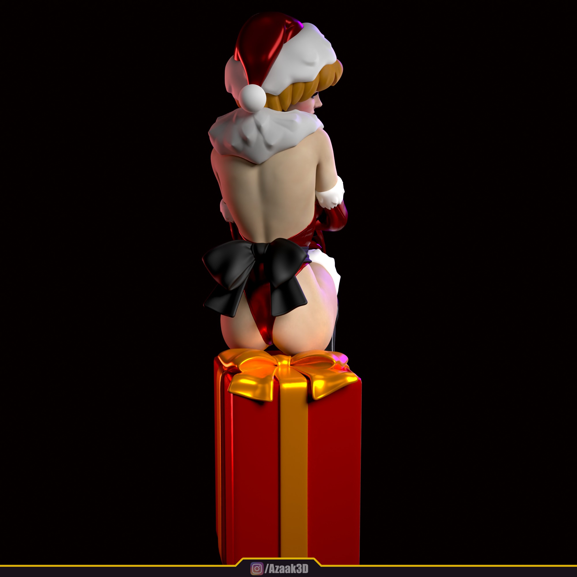 Christmas Girl 3D print model_74