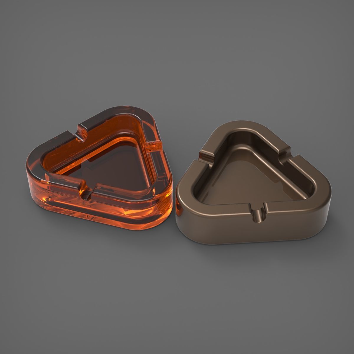 Ashtray 3D print model_5