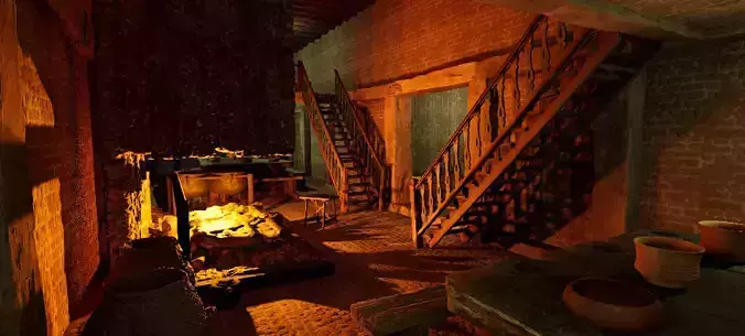 Big Celtic Medieval Tavern 3 Rooms Exterior Interior