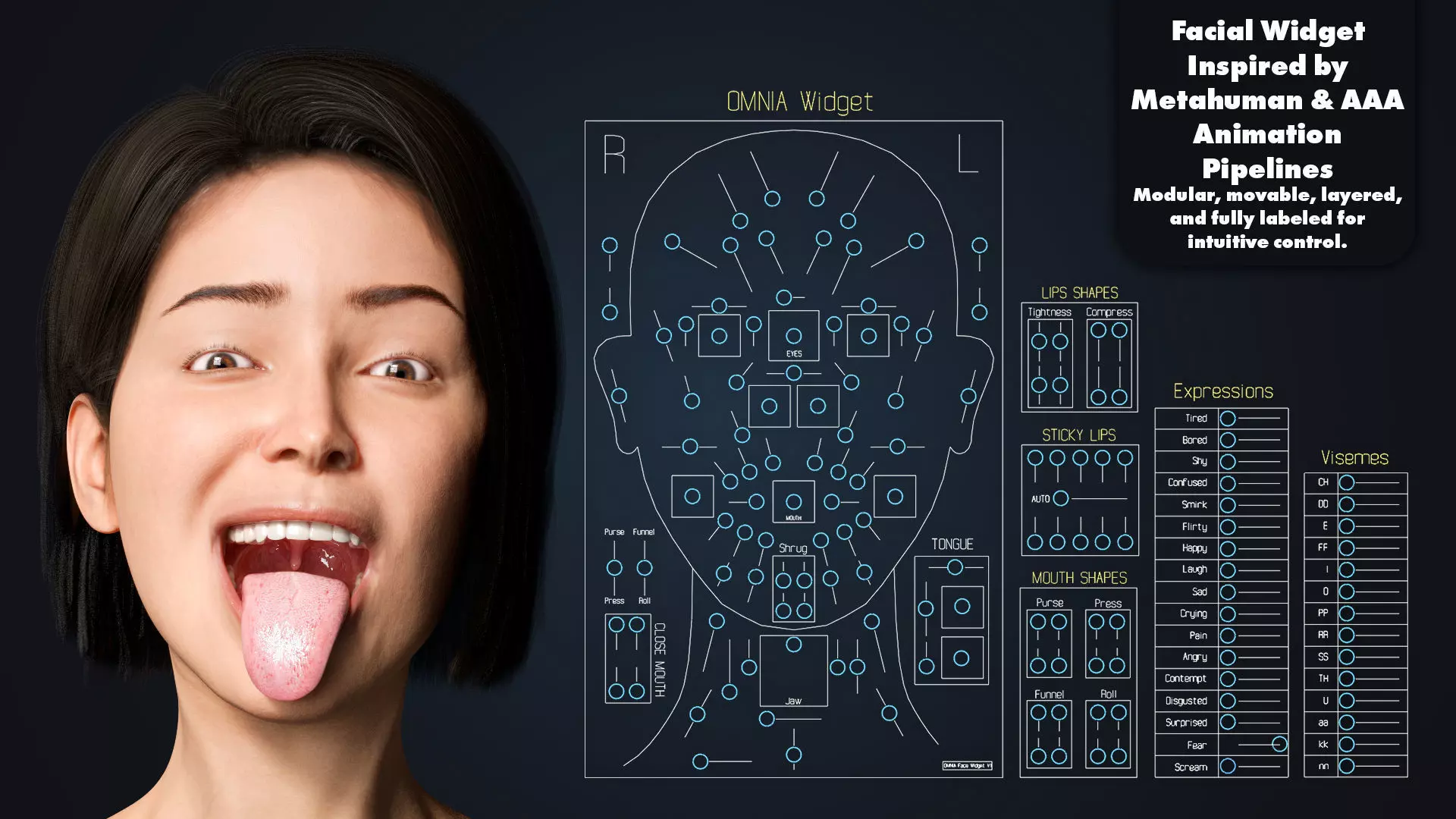 Natalia - Realistic 3D Character - Real-Time Edition Low-poly 3D model_6