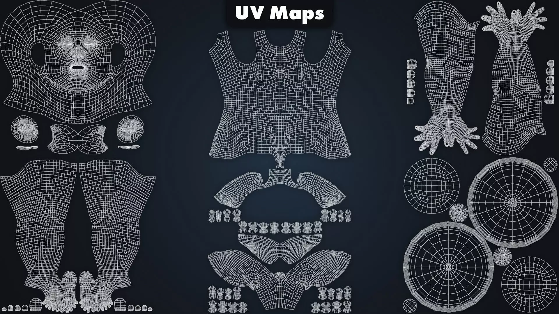 Natalia - Realistic 3D Character - Real-Time Edition Low-poly 3D model_12