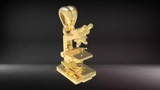 3D Microscope Pendant 3D print model