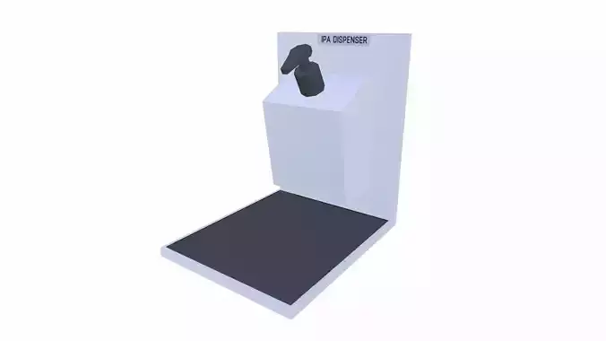 Sanitizer Low-poly 3D model