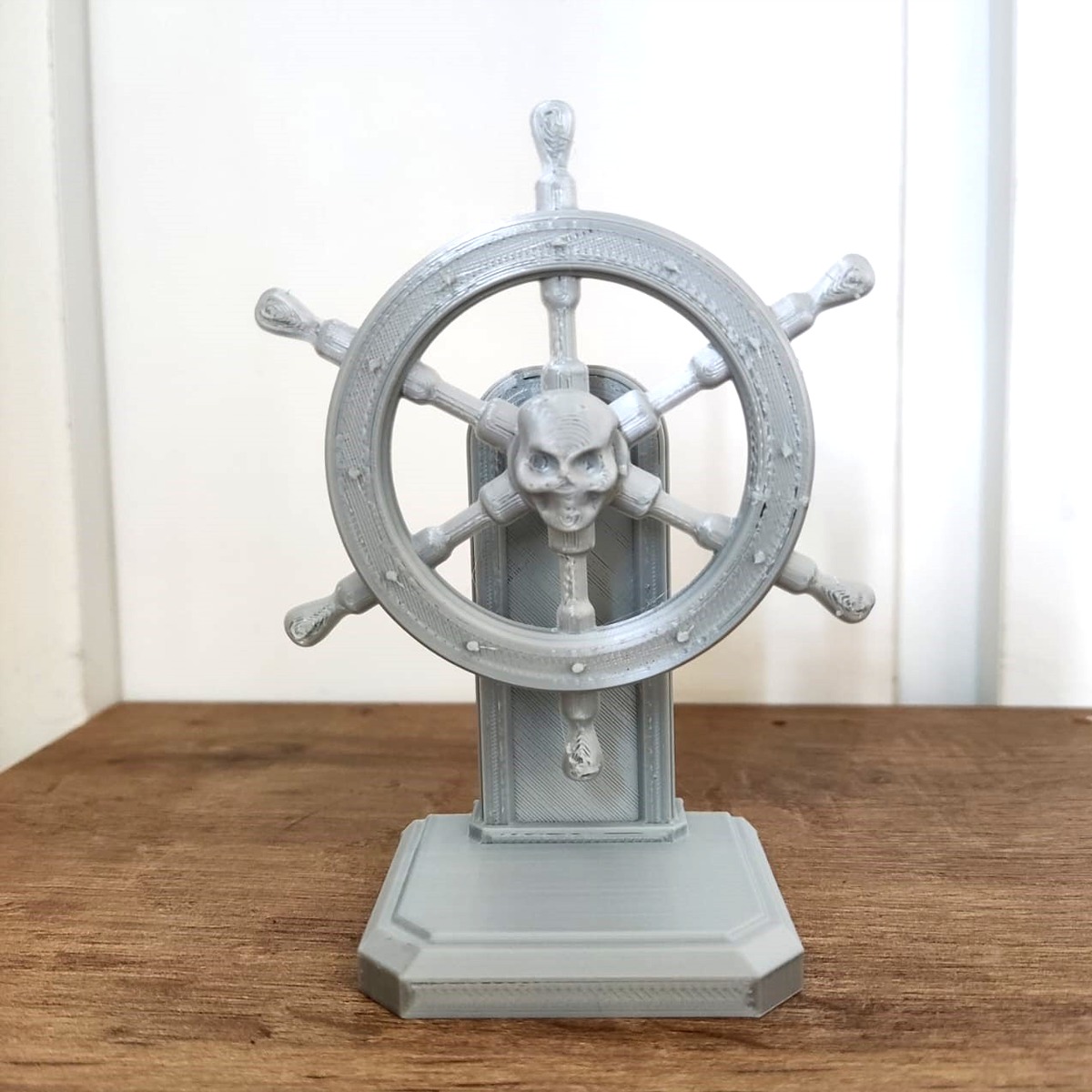 Pirate Ship Wheel - Decorative Spinning Toy 3D print model_4