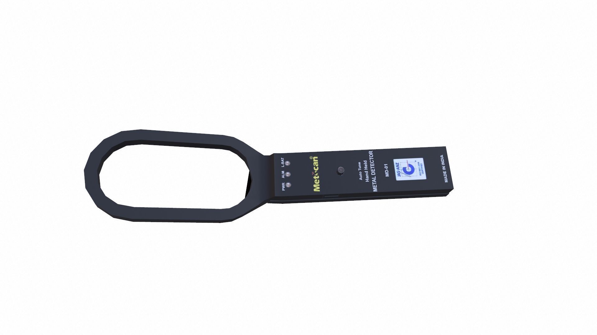 Metal Detector Low-poly 3D model_2