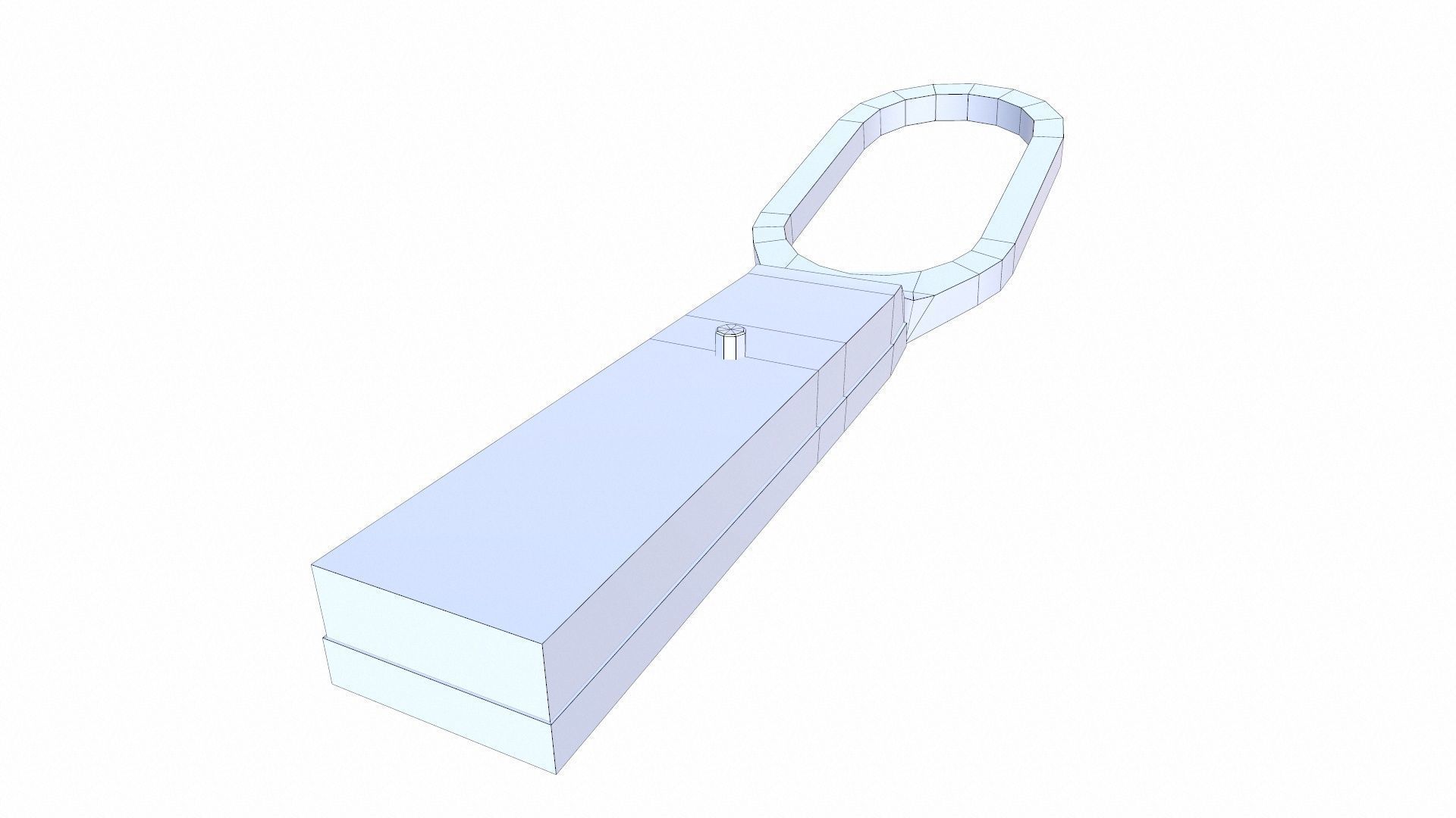 Metal Detector Low-poly 3D model_6