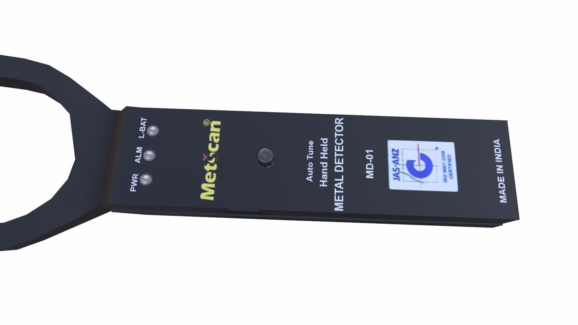 Metal Detector Low-poly 3D model_3