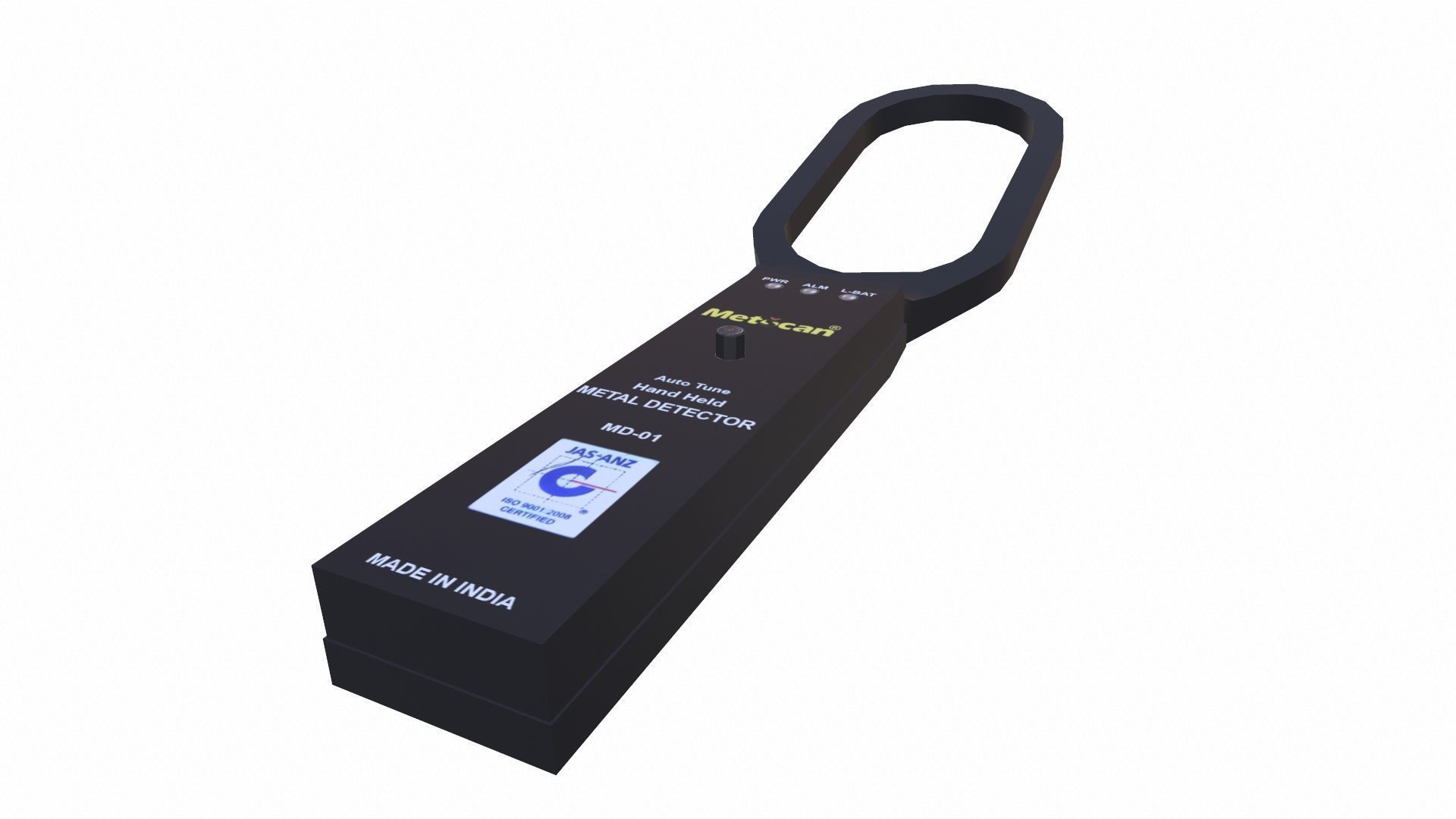 Metal Detector Low-poly 3D model_5