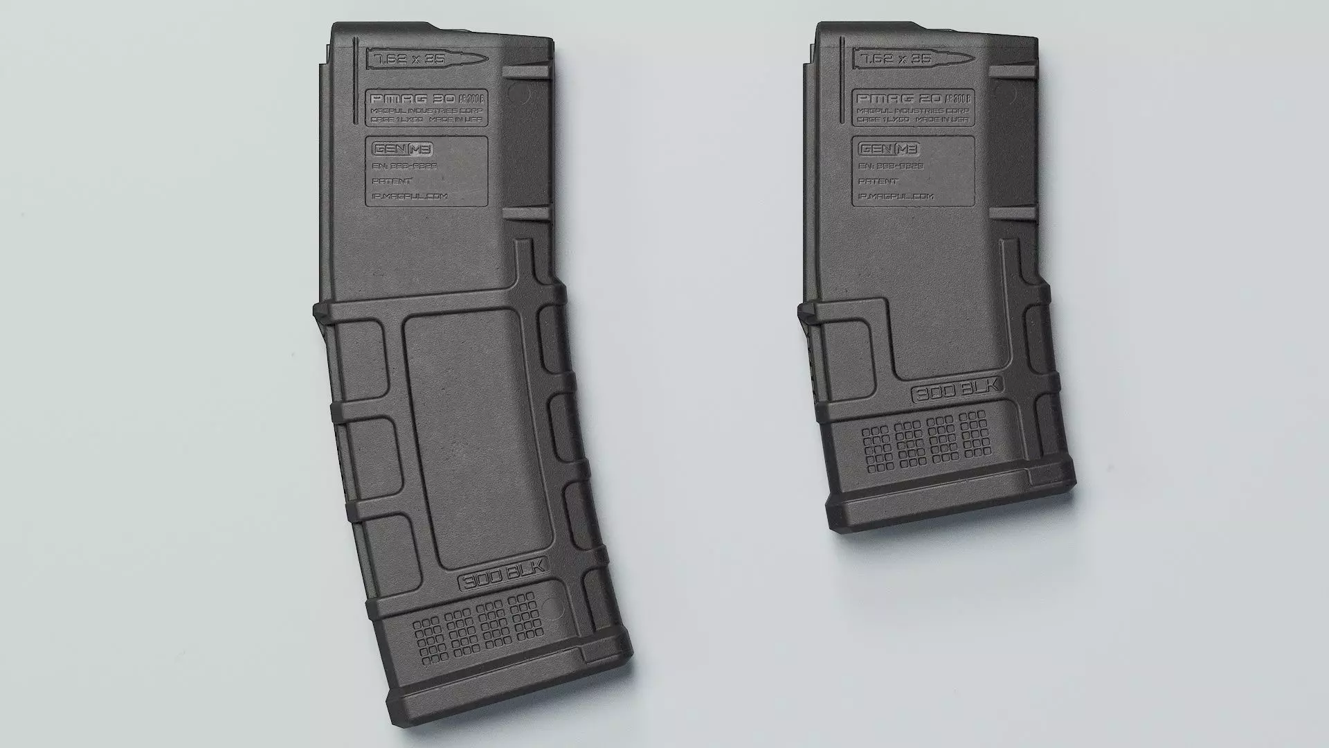 PMAG AR 300 B GEN M3 - Replica Low-poly 3D model