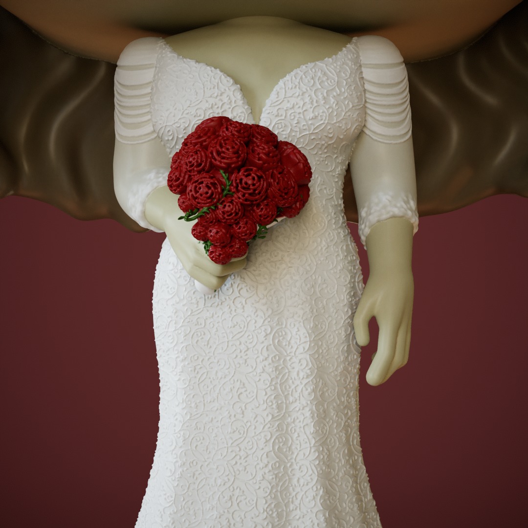 Novia - Bride 3D print model_3
