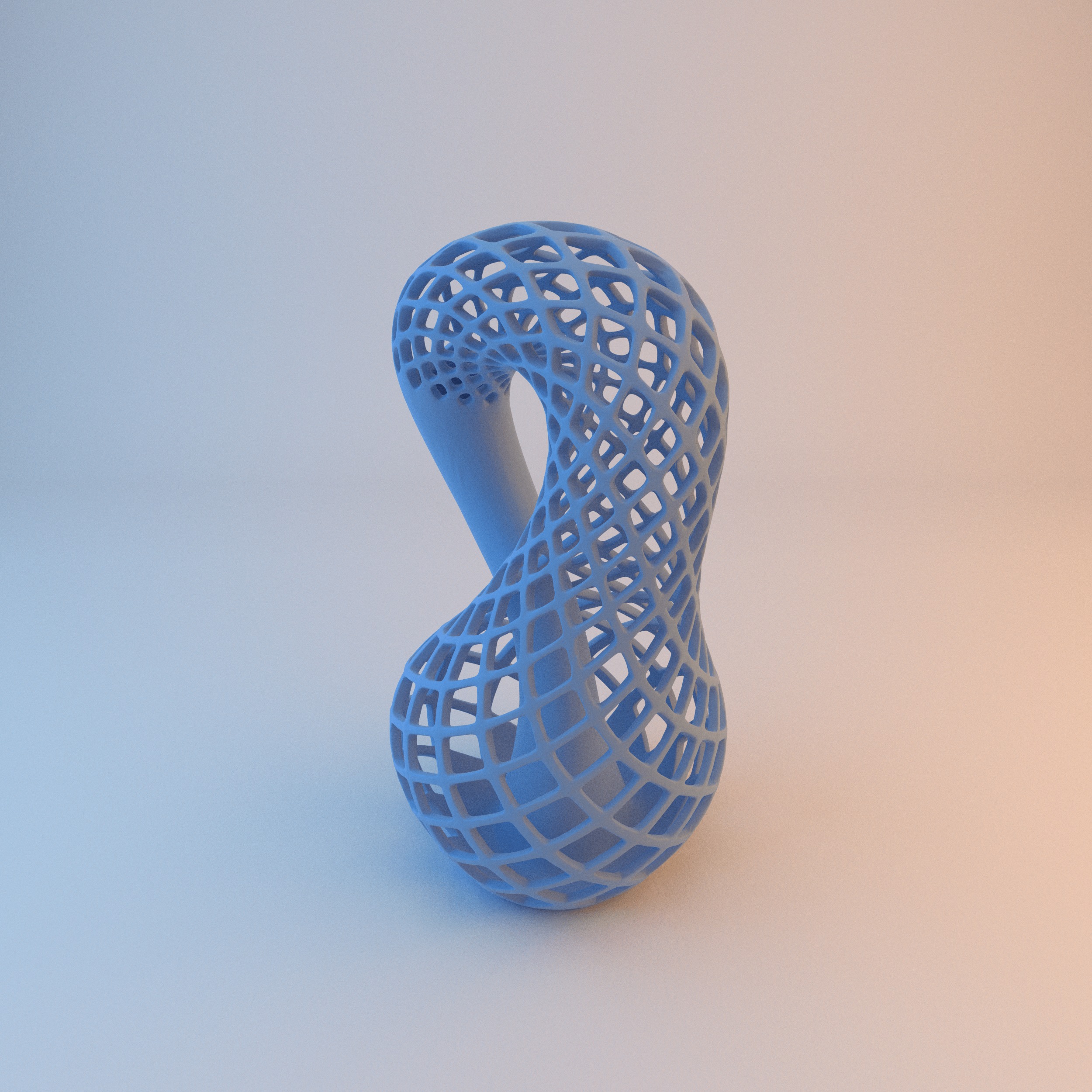 Wireframe Vase - 044 3D print model_9