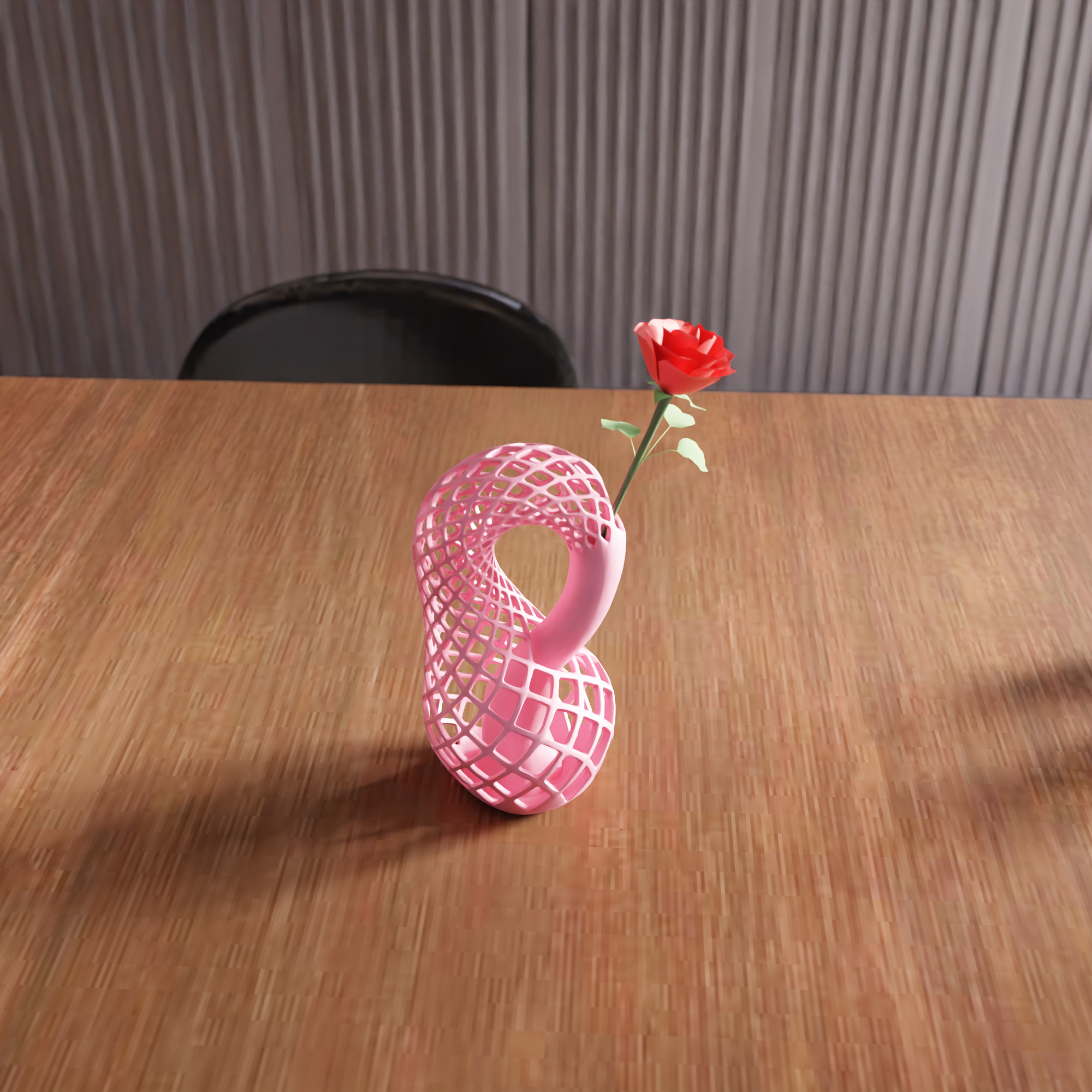 Wireframe Vase - 044 3D print model_2