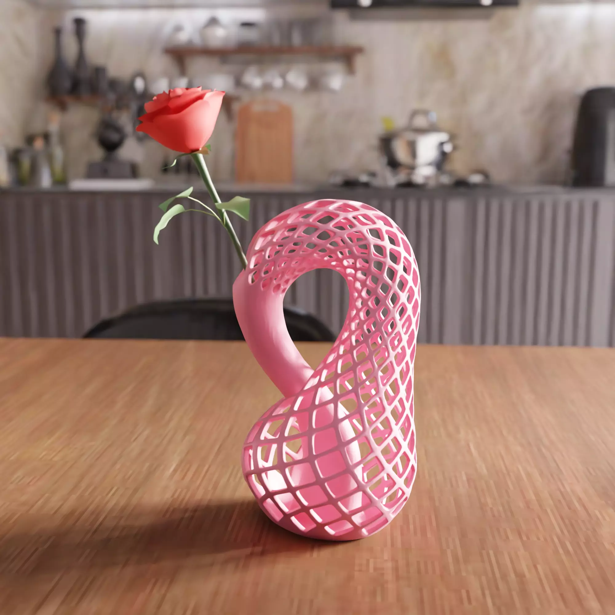 Wireframe Vase - 044 3D print model_0