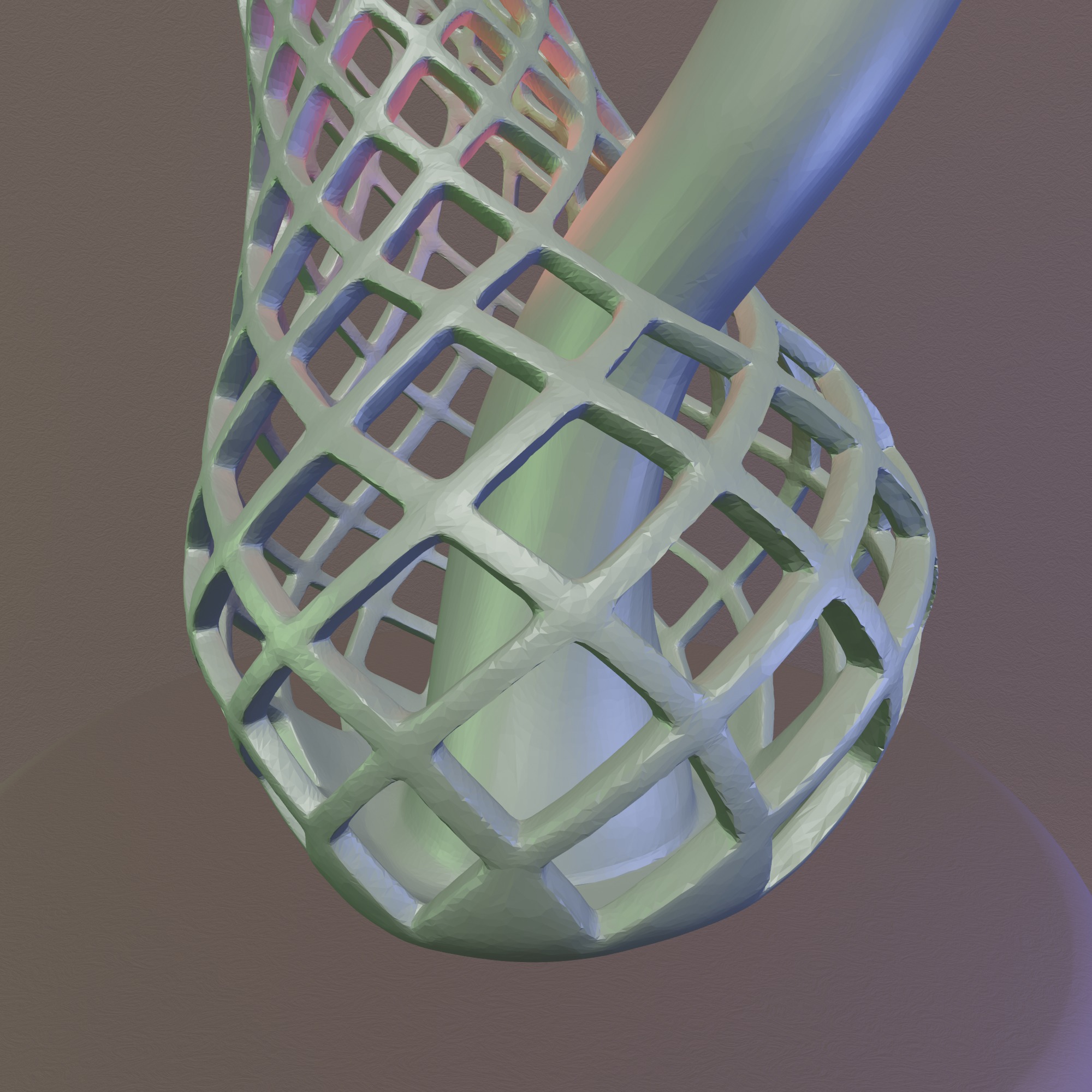 Wireframe Vase - 044 3D print model_11