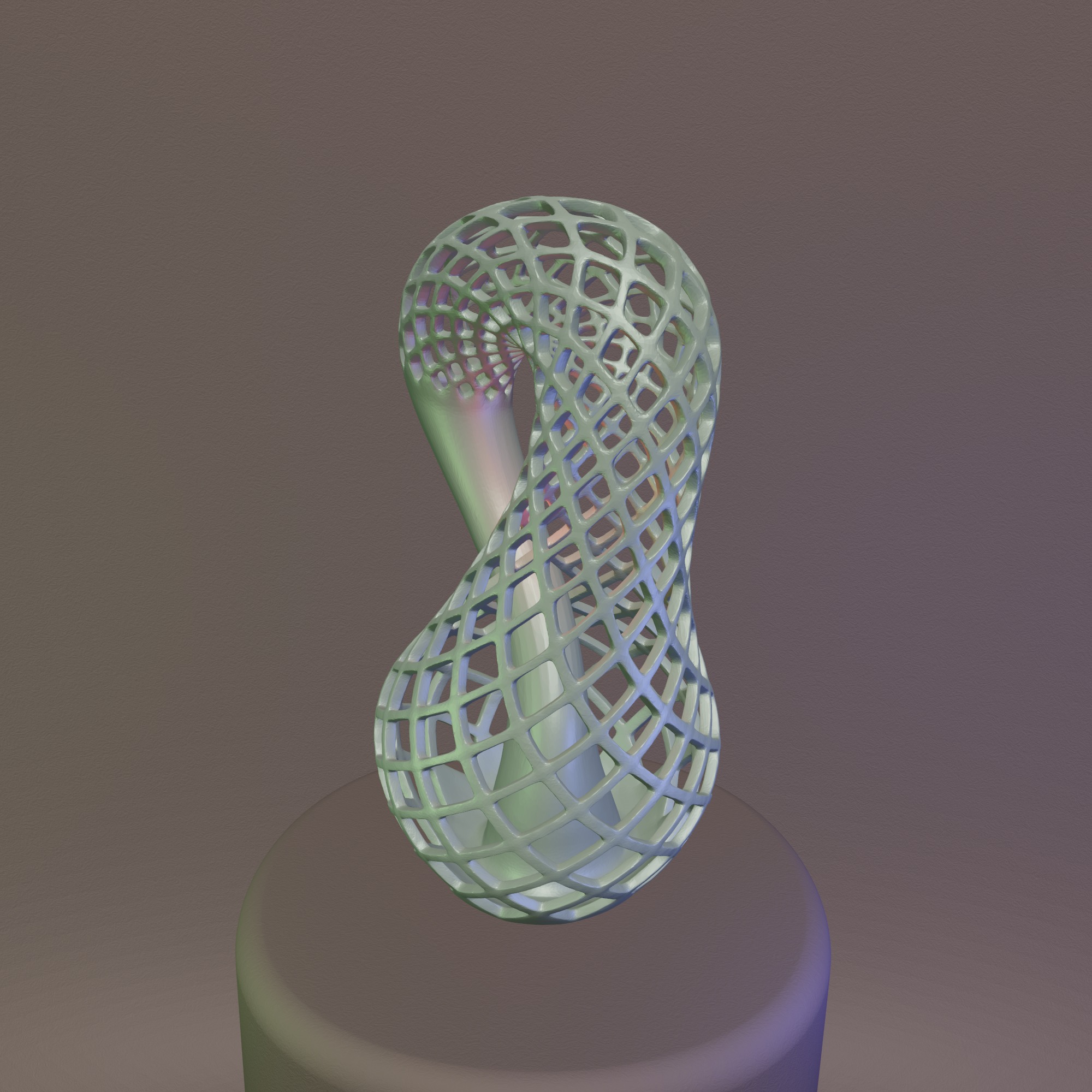 Wireframe Vase - 044 3D print model_10