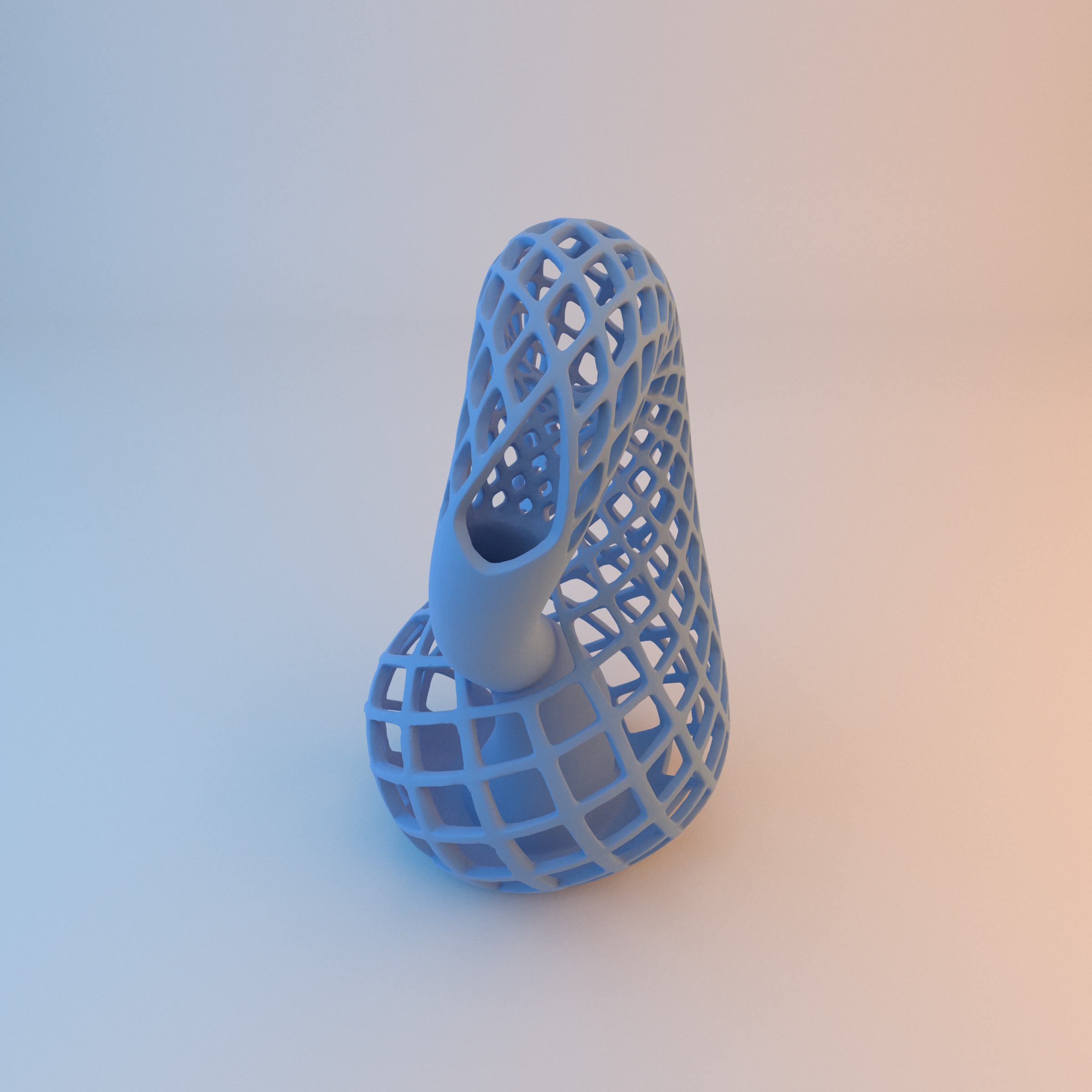 Wireframe Vase - 044 3D print model_7