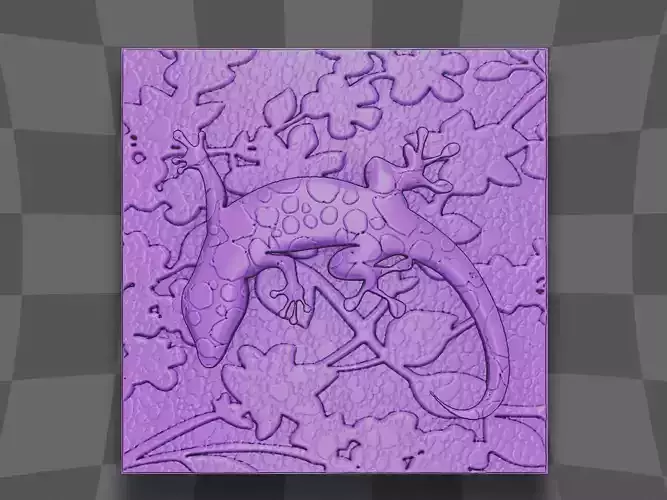 The lizard live in the canopy