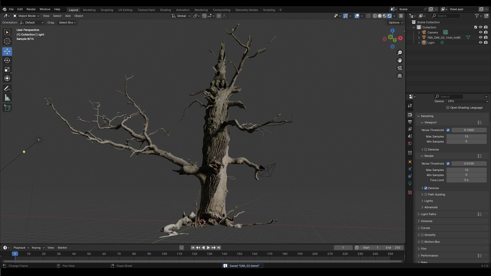 600-year-old dead oak - ENT 06 3D model_5
