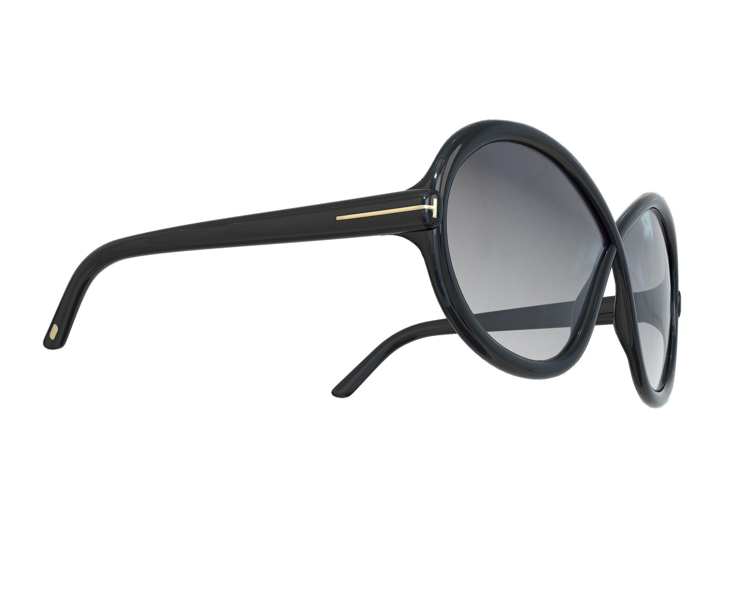 Tom Ford Jada Sunglasses  Low-poly 3D model_7