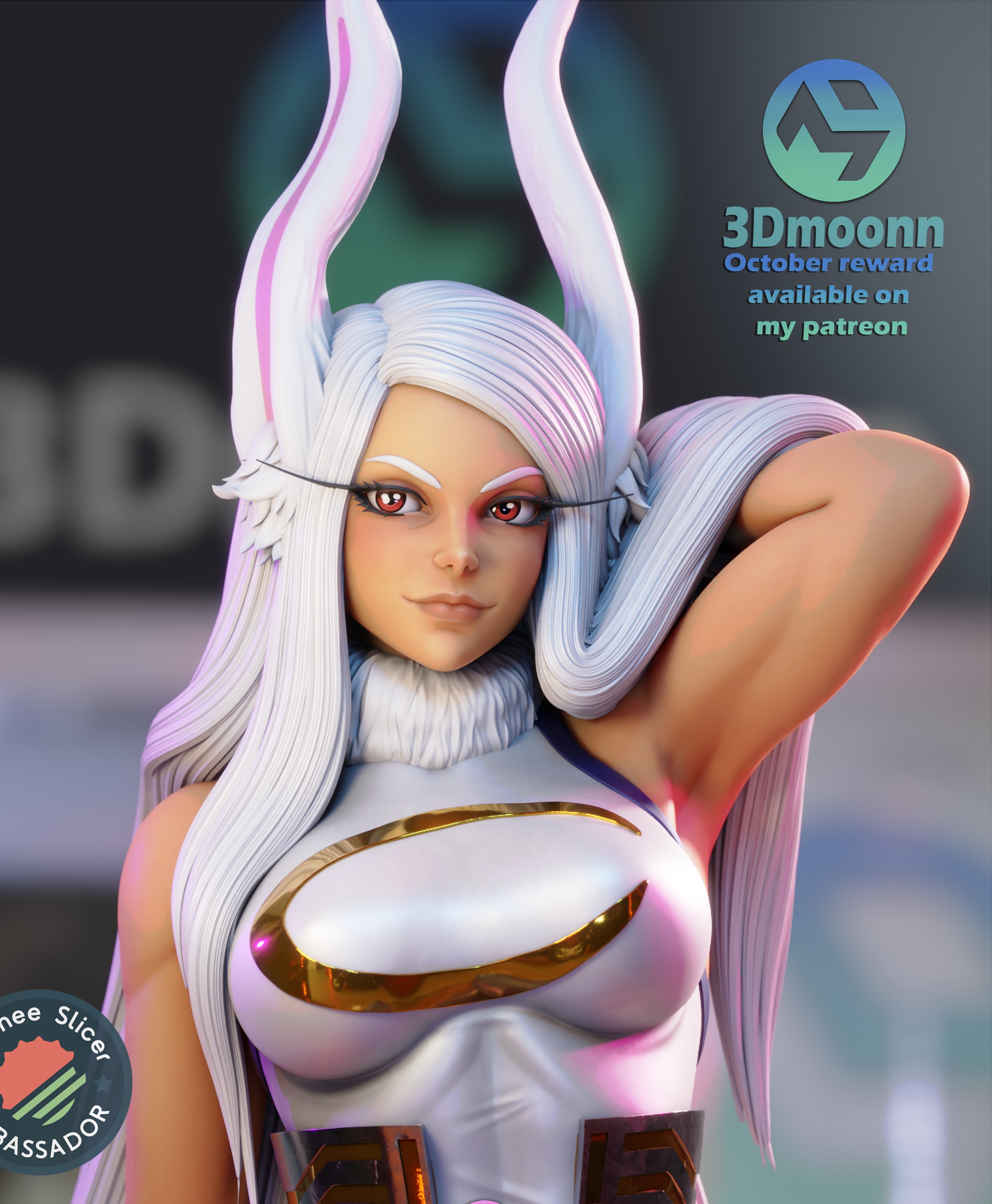 Mirko - Boku no Hero 3D print model