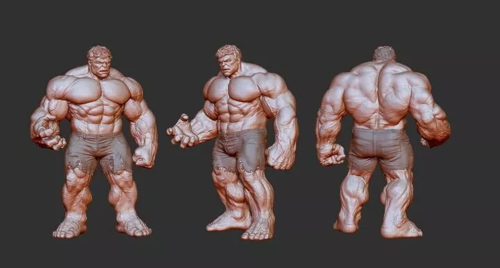 hulk stl 3D print model