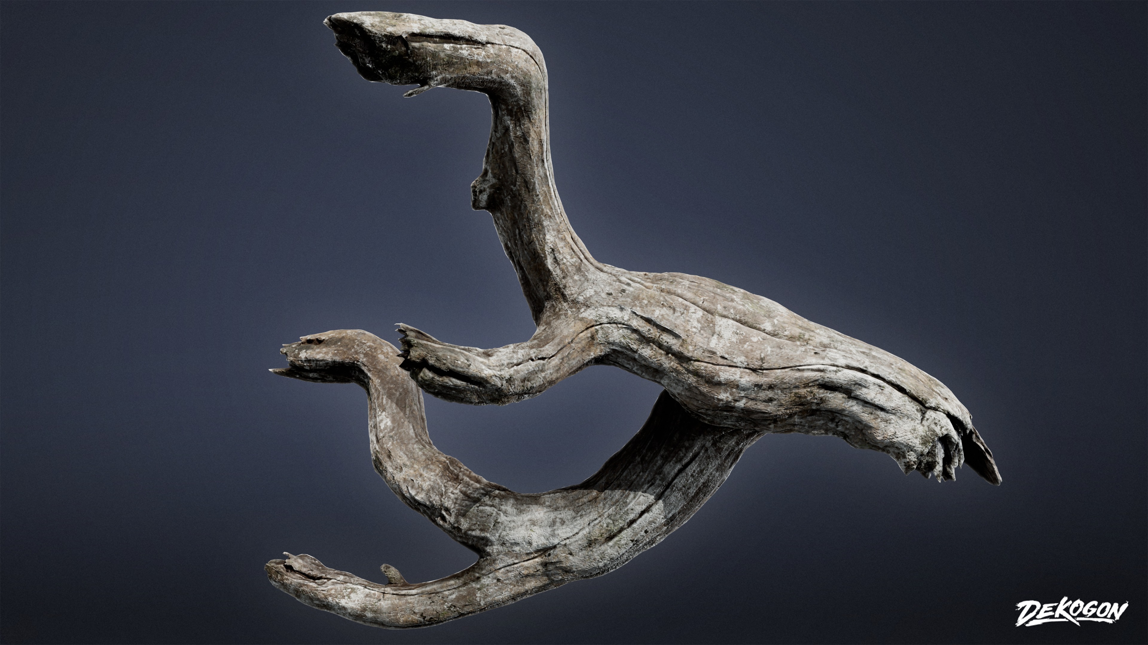 FOLIAGE - Driftwood 1011 - LOW POLY AND NANITE Low-poly 3D model_4