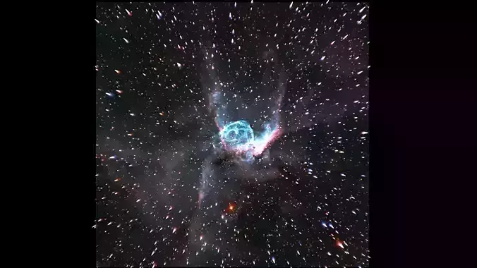 Thors Helmet Nebula 3D model