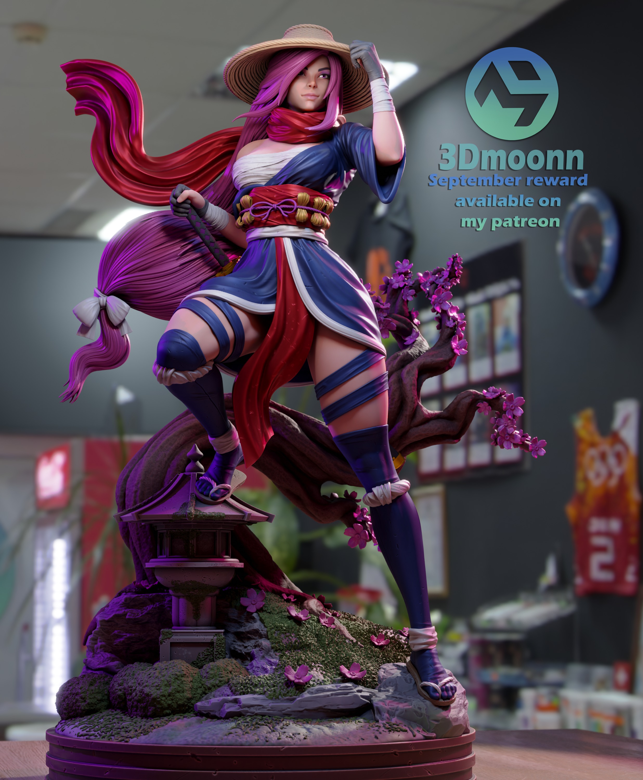 psylocke - marvel 3D print model_2