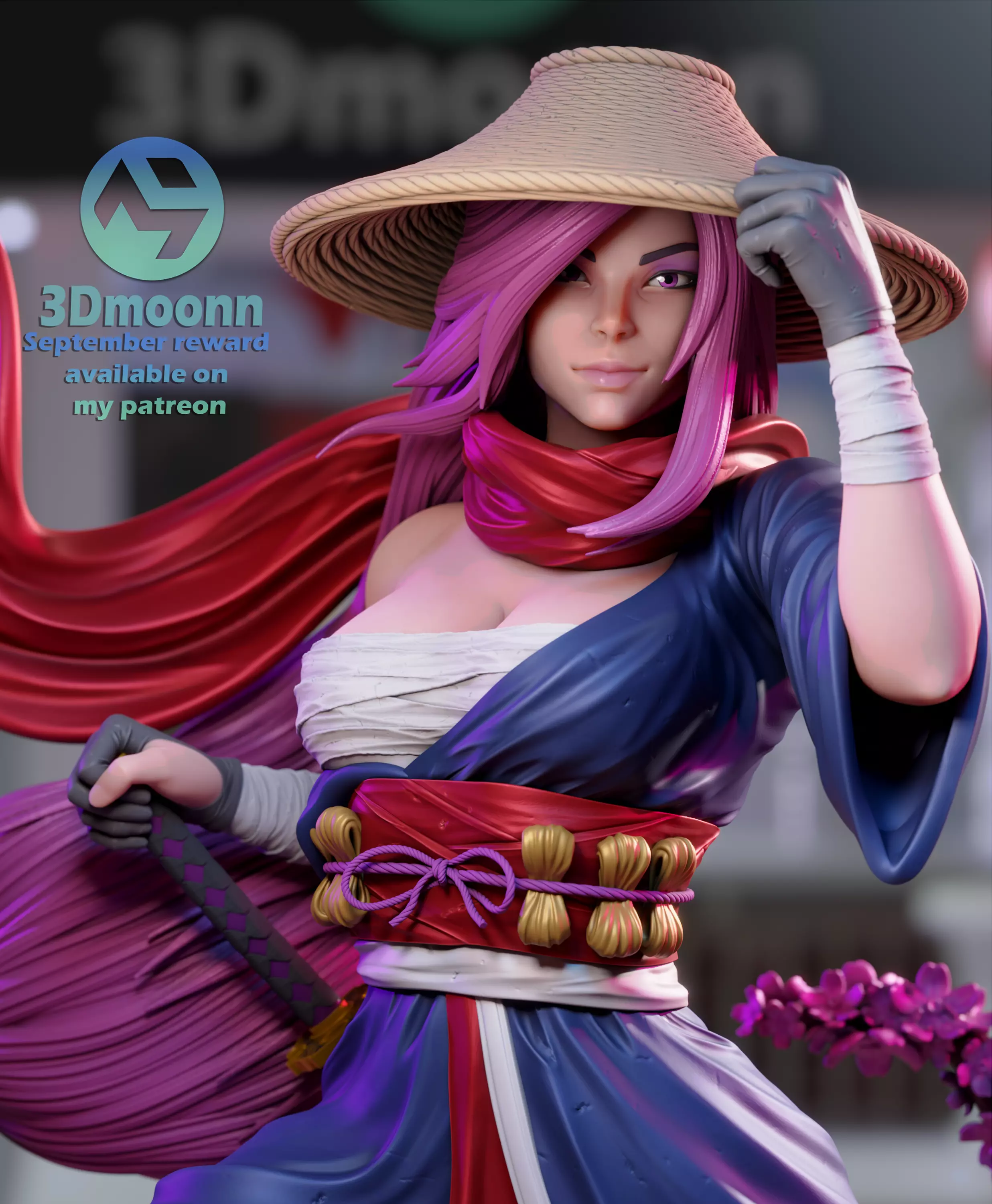 psylocke - marvel 3D print model_0