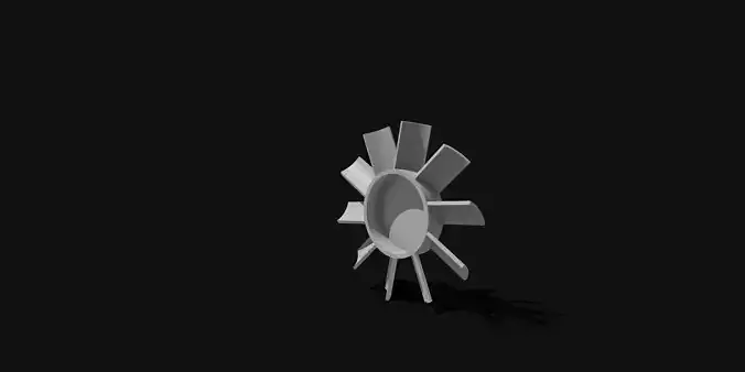 GPU Fan Wing Repair Attachment - Easy Mount Replacement Solution 3D print model