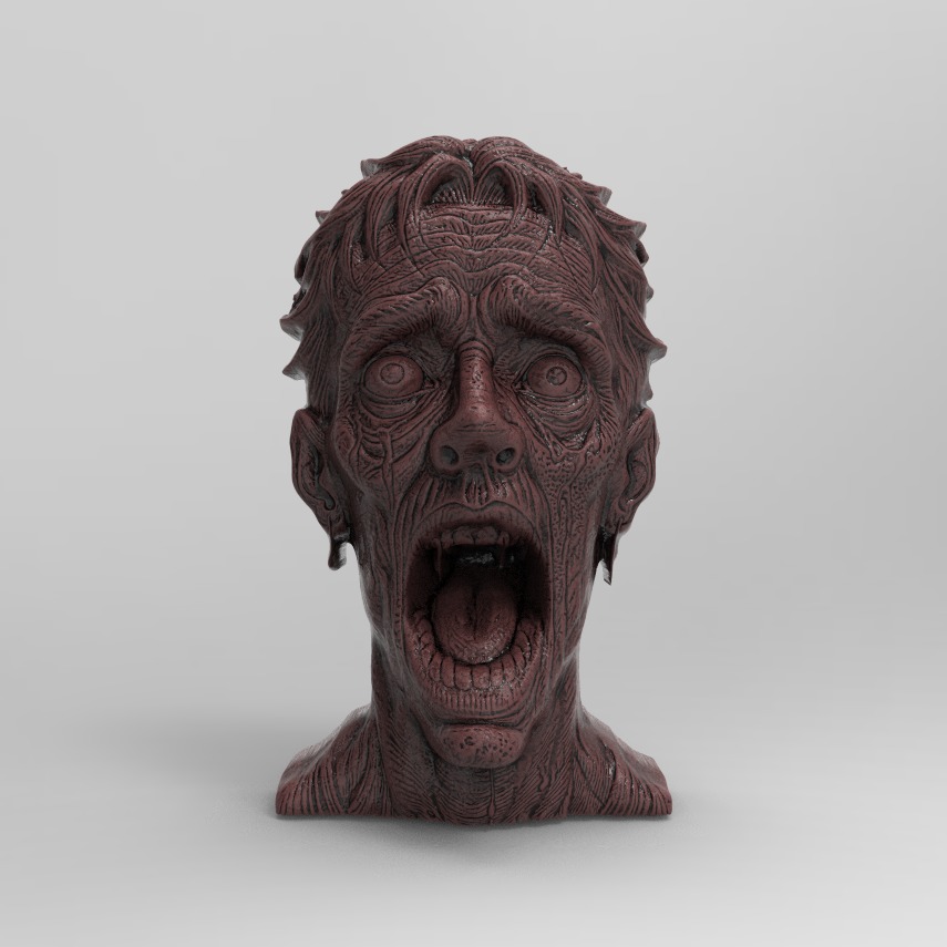 zombie decor  3D print model_1