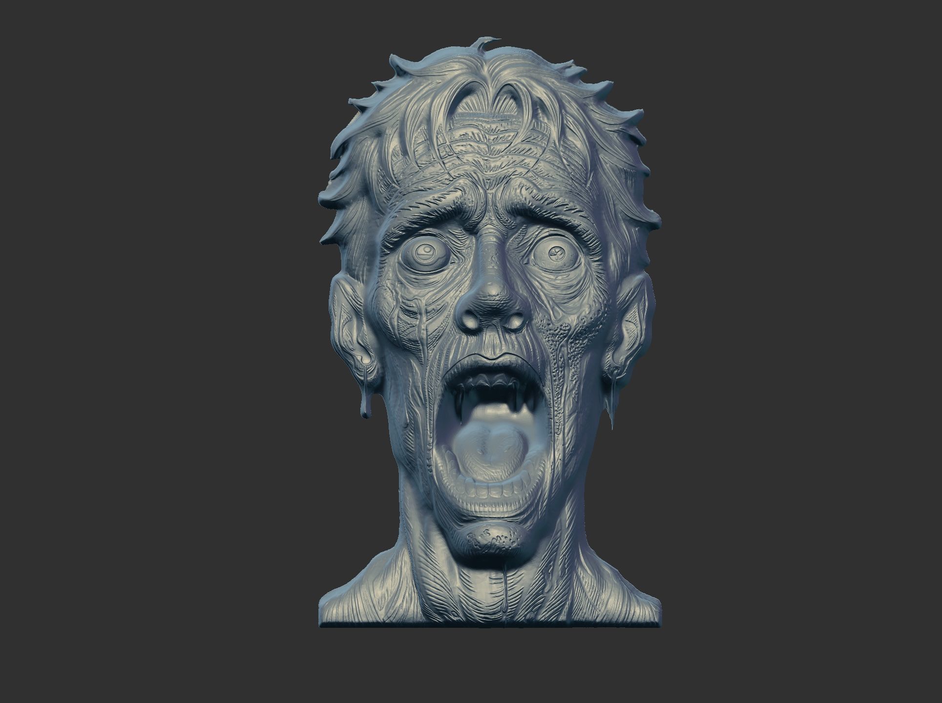zombie decor  3D print model_7