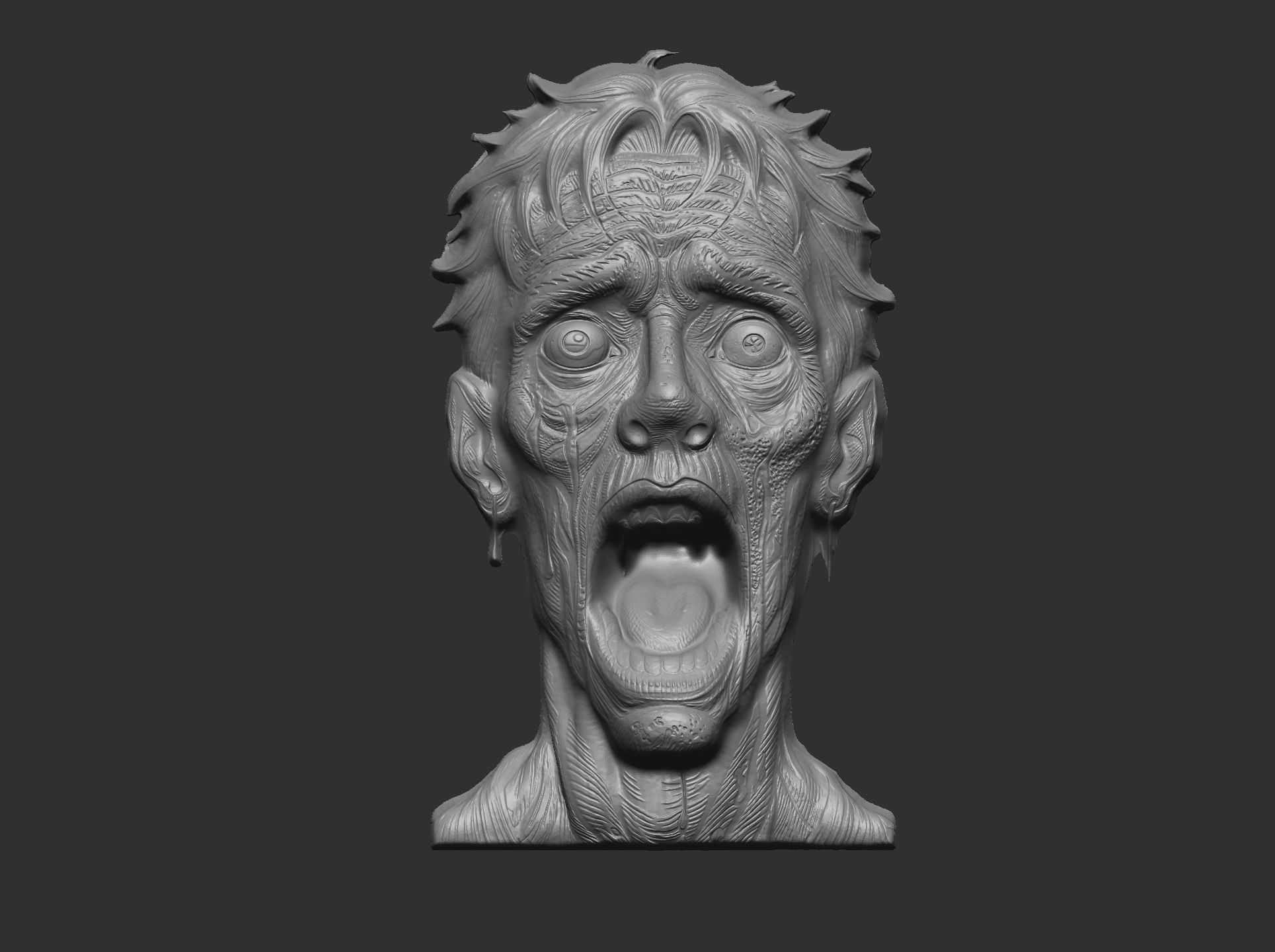 zombie decor  3D print model_10