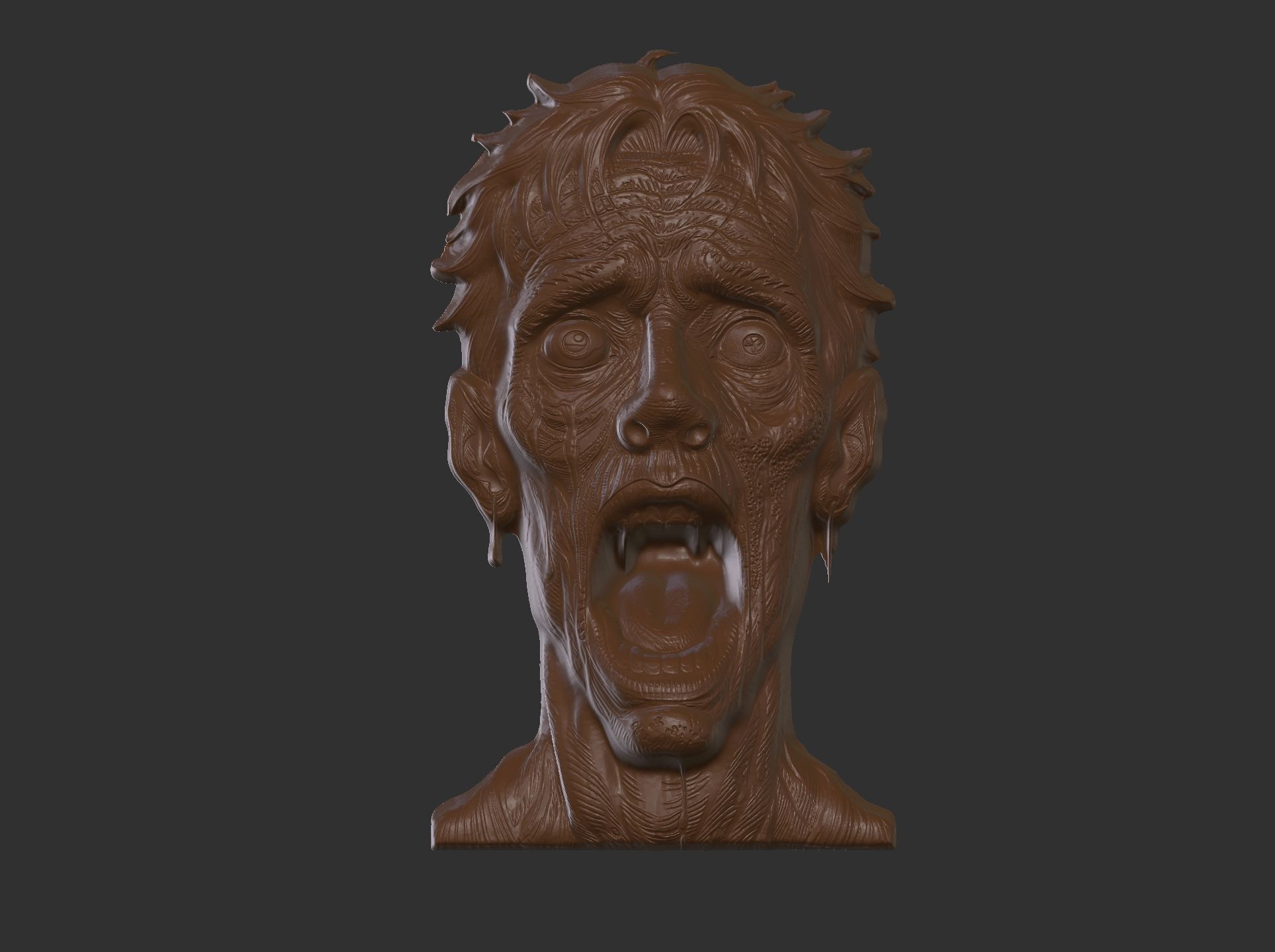 zombie decor  3D print model_4