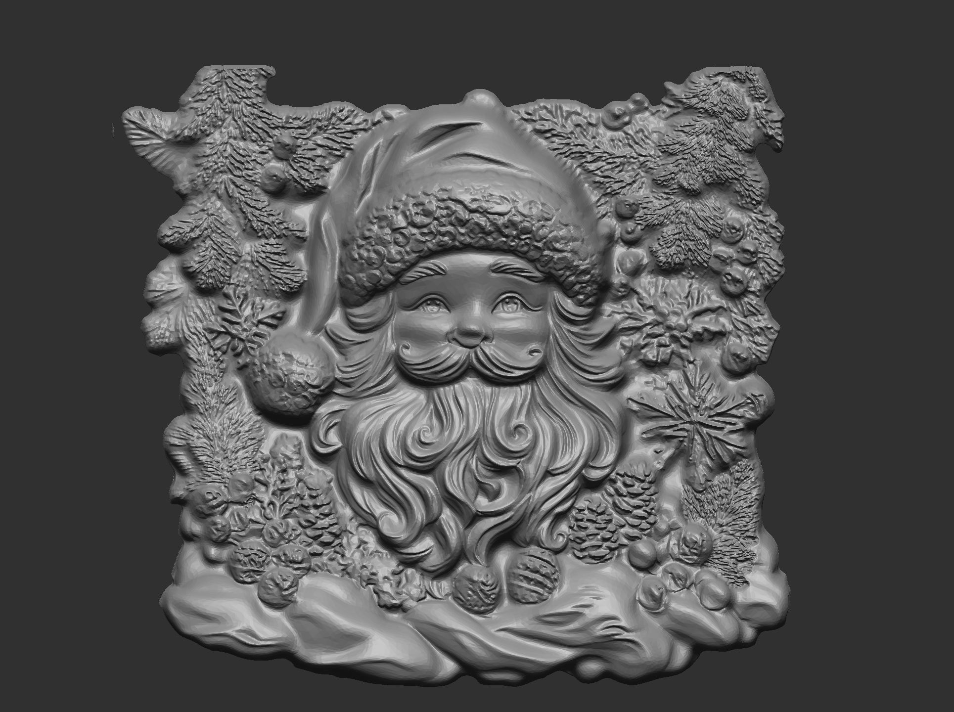 sanda frame wall decor  3D print model_7