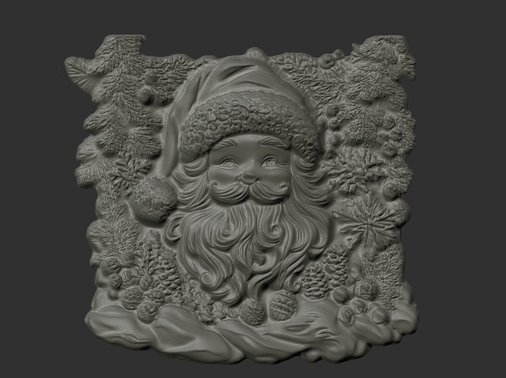 sanda frame wall decor  3D print model_4