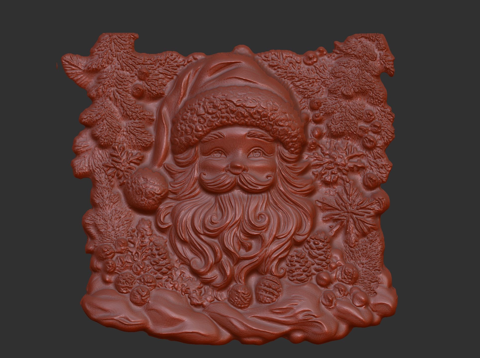 sanda frame wall decor  3D print model_3