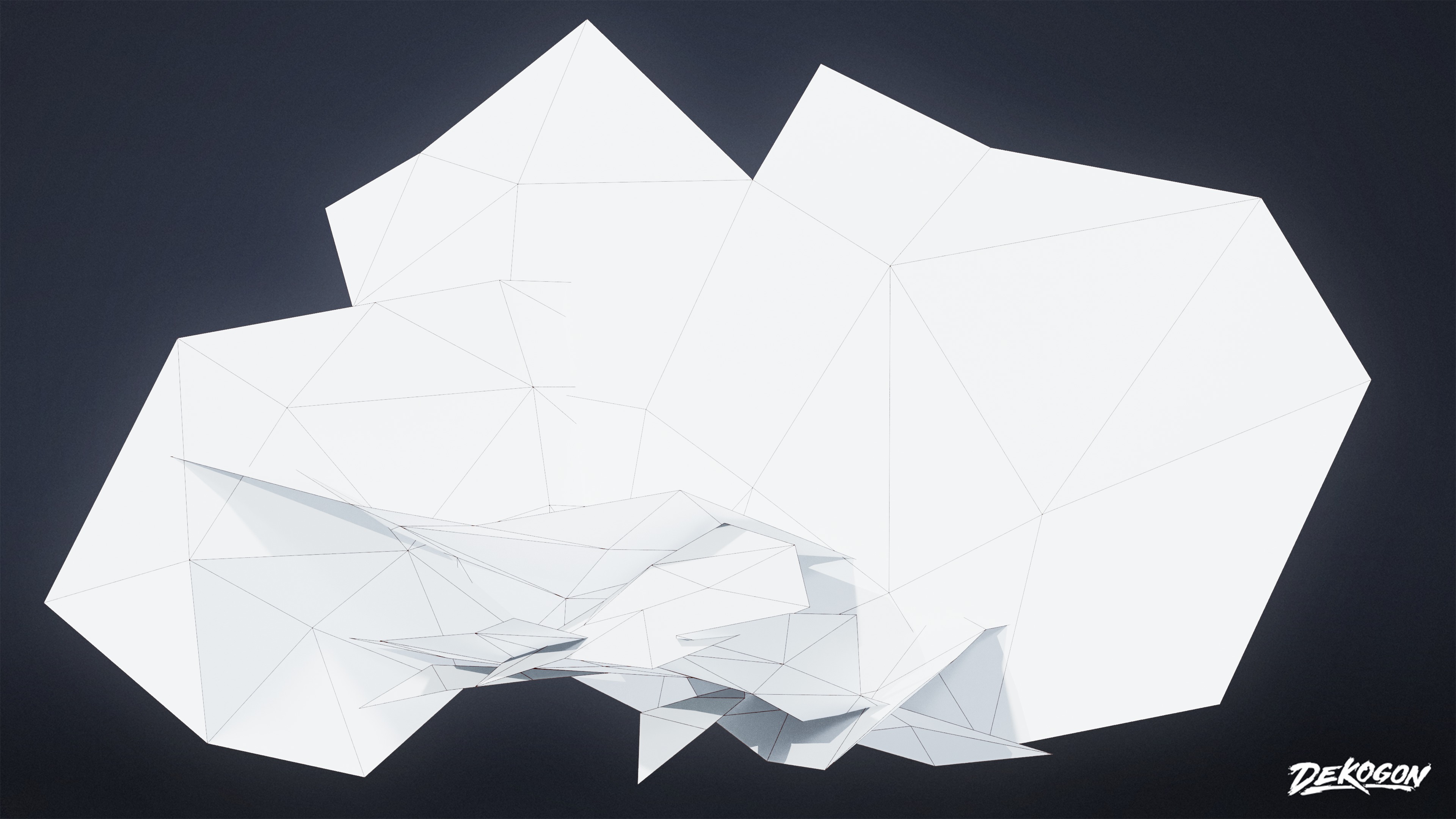 FOLIAGE - Grass Set 01 - LOW POLY AND NANITE Low-poly 3D model_7